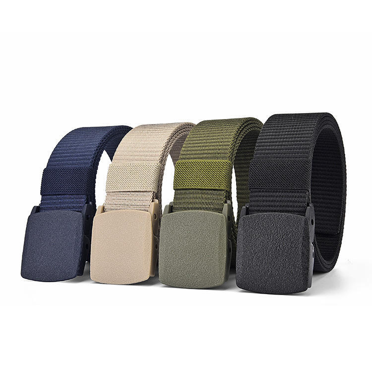 Men Casual Military Tactical Army Adjustable Quick Release Belts Pants Waistband