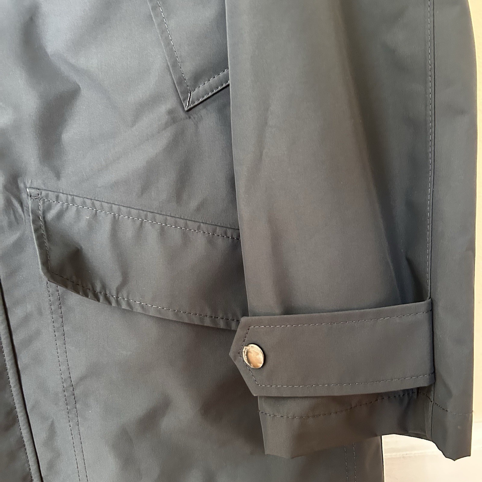 Coach Layer Parka C7813 Men’s M Navy Hooded Jacket NWT Water Resistant MSRP $698