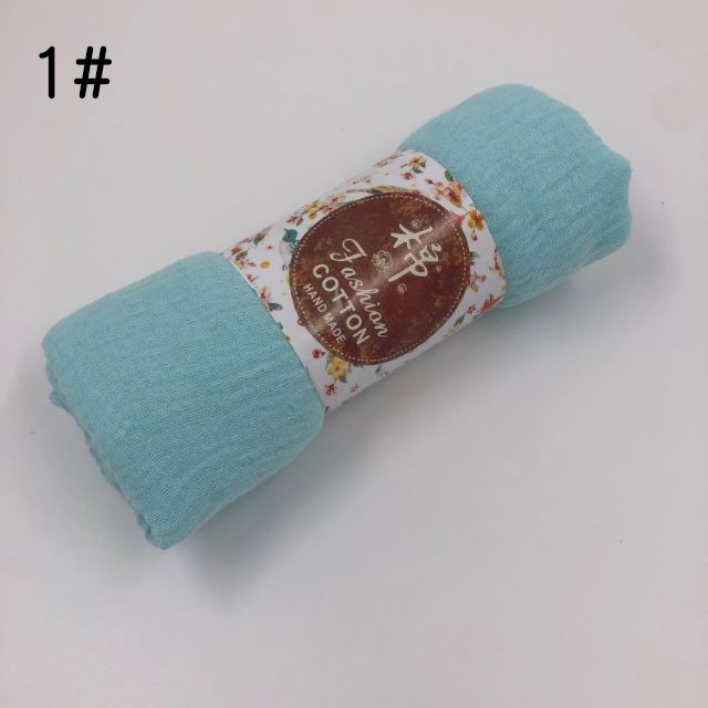 Women Head Scarves Autumn Long Scarf Cotton Hijab Spring Shawl Wrap Solid Linen