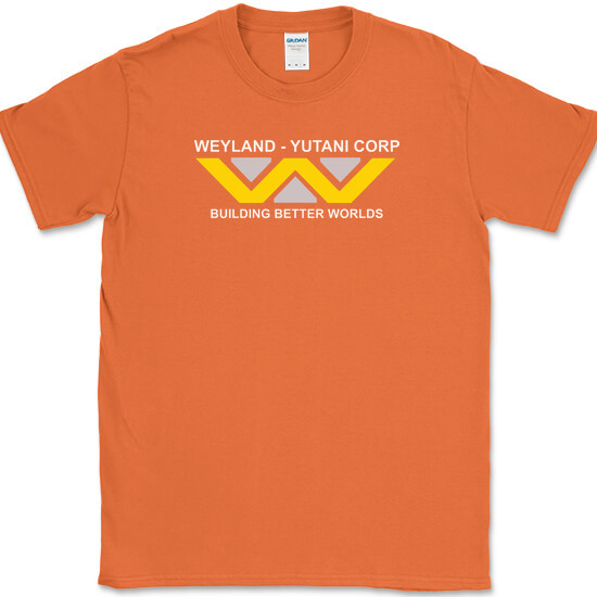 Weyland-Yutani Corporation T-Shirt Funny Aliens Movie Humor Graphic Tee
