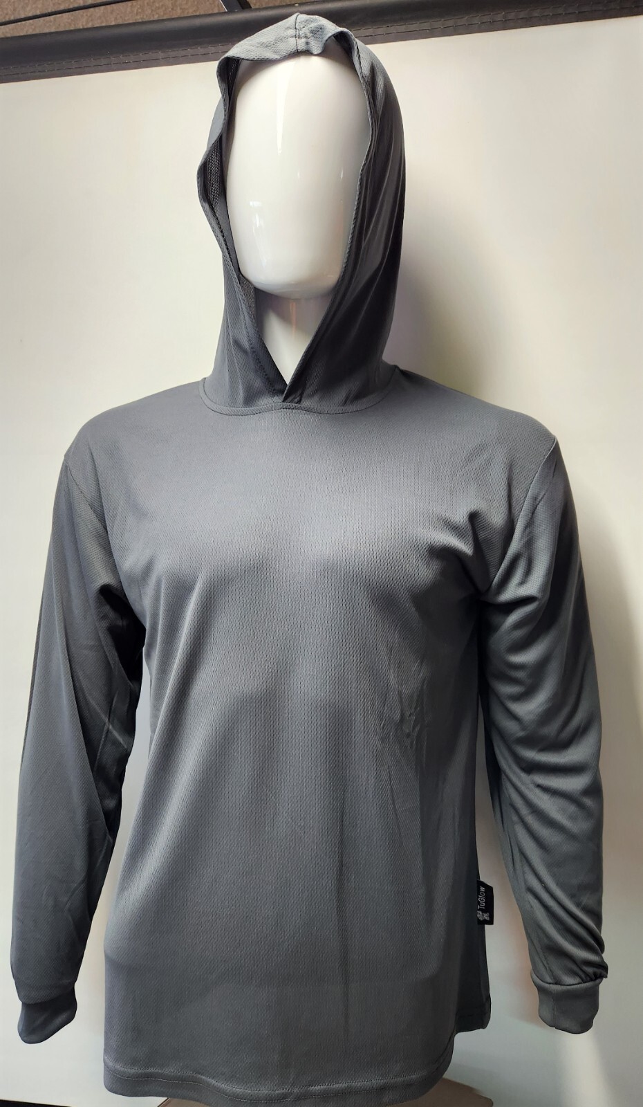 Long Sleeve Safety Hoodie Shirt , Polyester Birdeye Mesh/Hoodie shirt