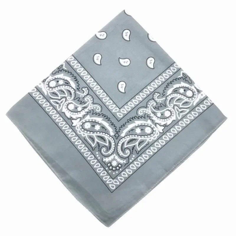 1-10Pcs Bandana 100% Cotton Paisley Print Double-Sided Scarf Head Neck Face Mask