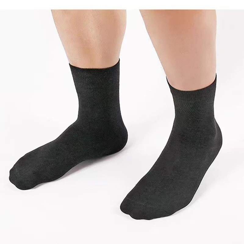 5 Pairs Diabetic Socks Loose Top Non-Binding Cotton Comfort Wide Fit Breathable