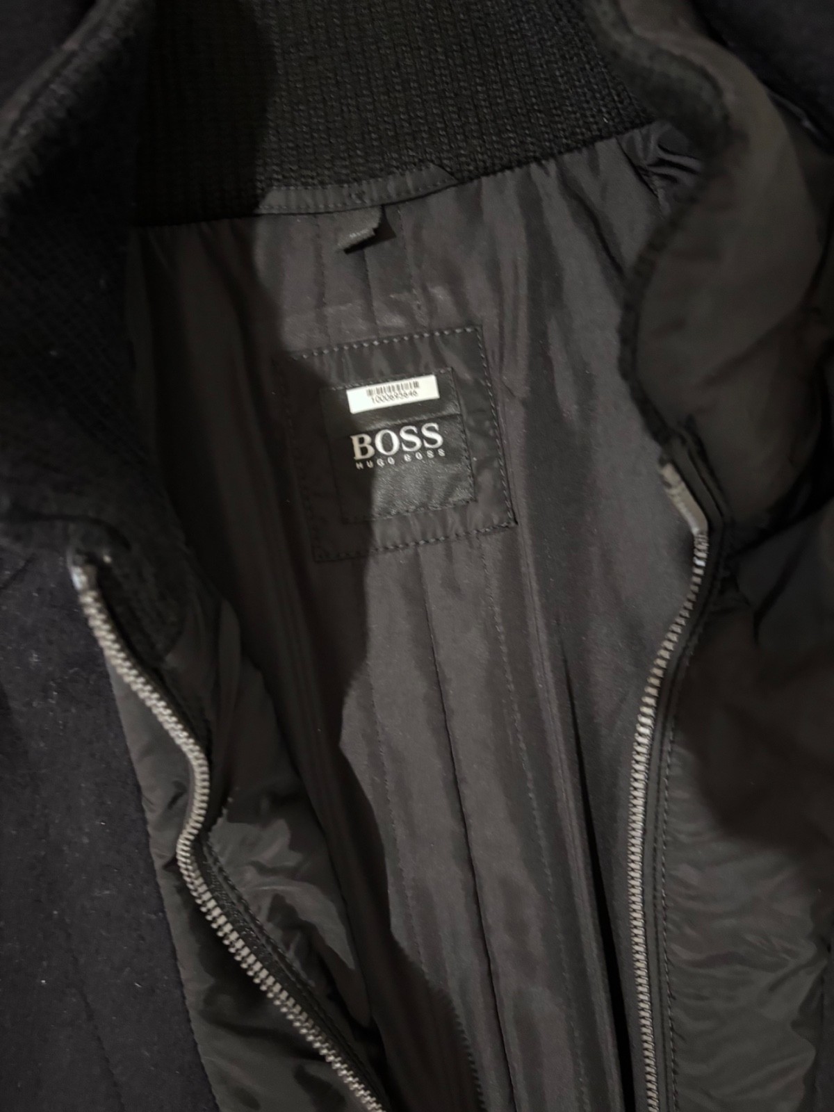 BOSS Coxtan wool-blend topcoat