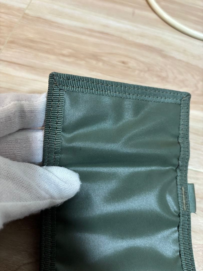 Porter Tanker Capsule Wallet Nylon Sage Green Unisex Used B