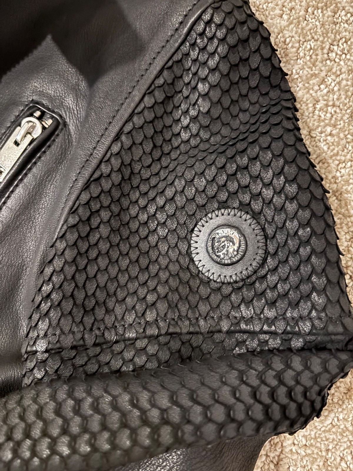 Diesel L-Rambo Leather Jacket