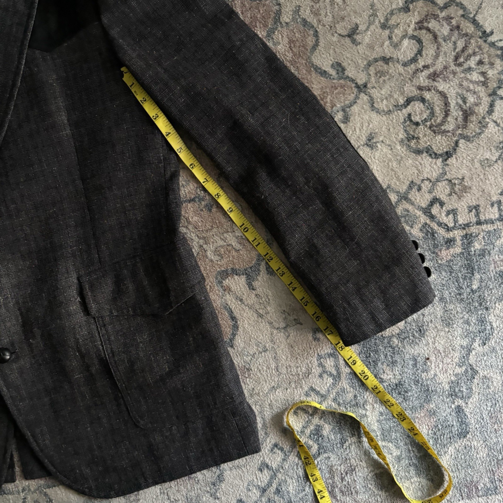 Vintage Pendleton Made In USA 100% Virgin Wool Grey Men’s Blazer Size 44 Long