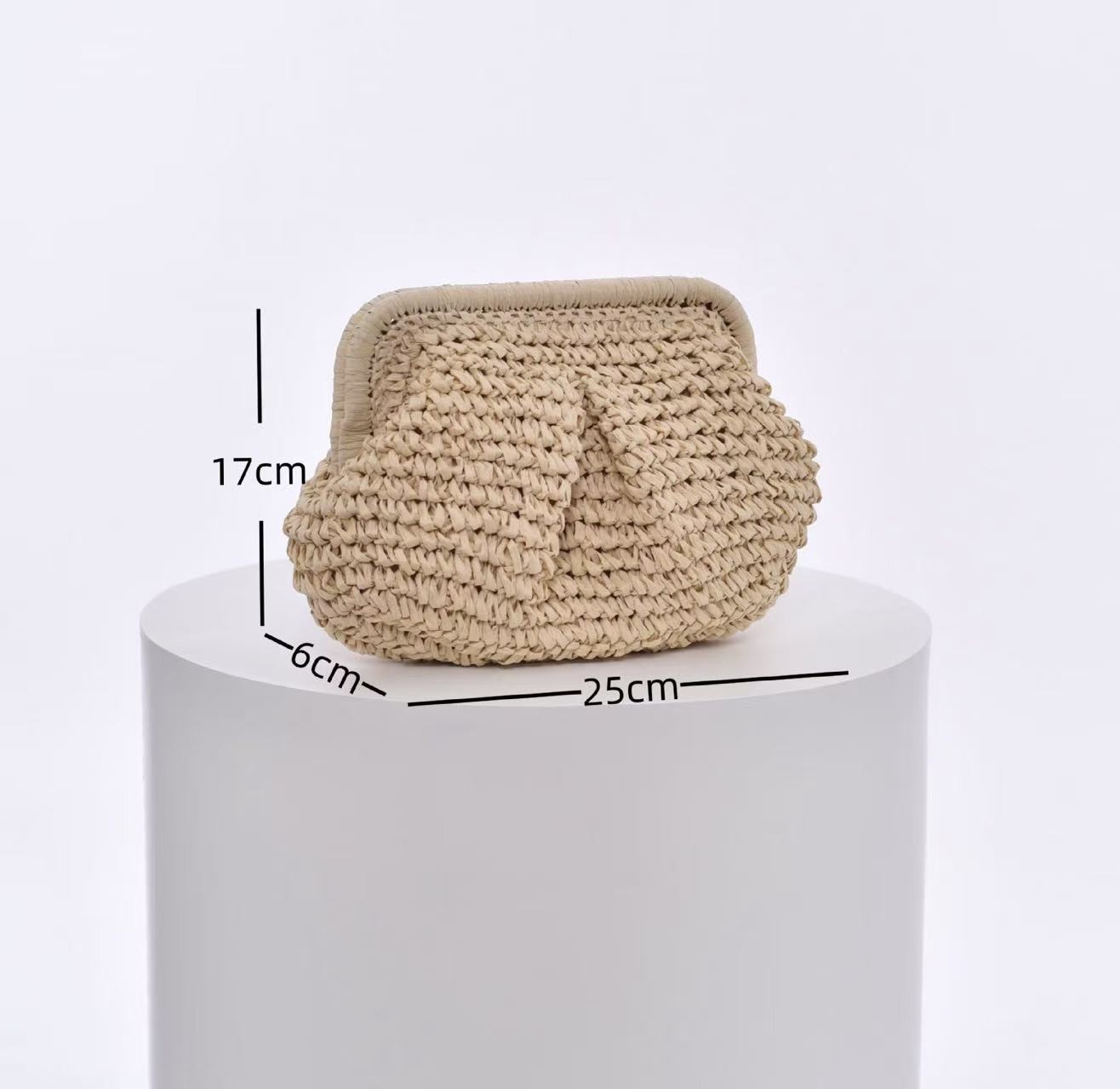 Beach storage bag, knitted bag, cloud bag