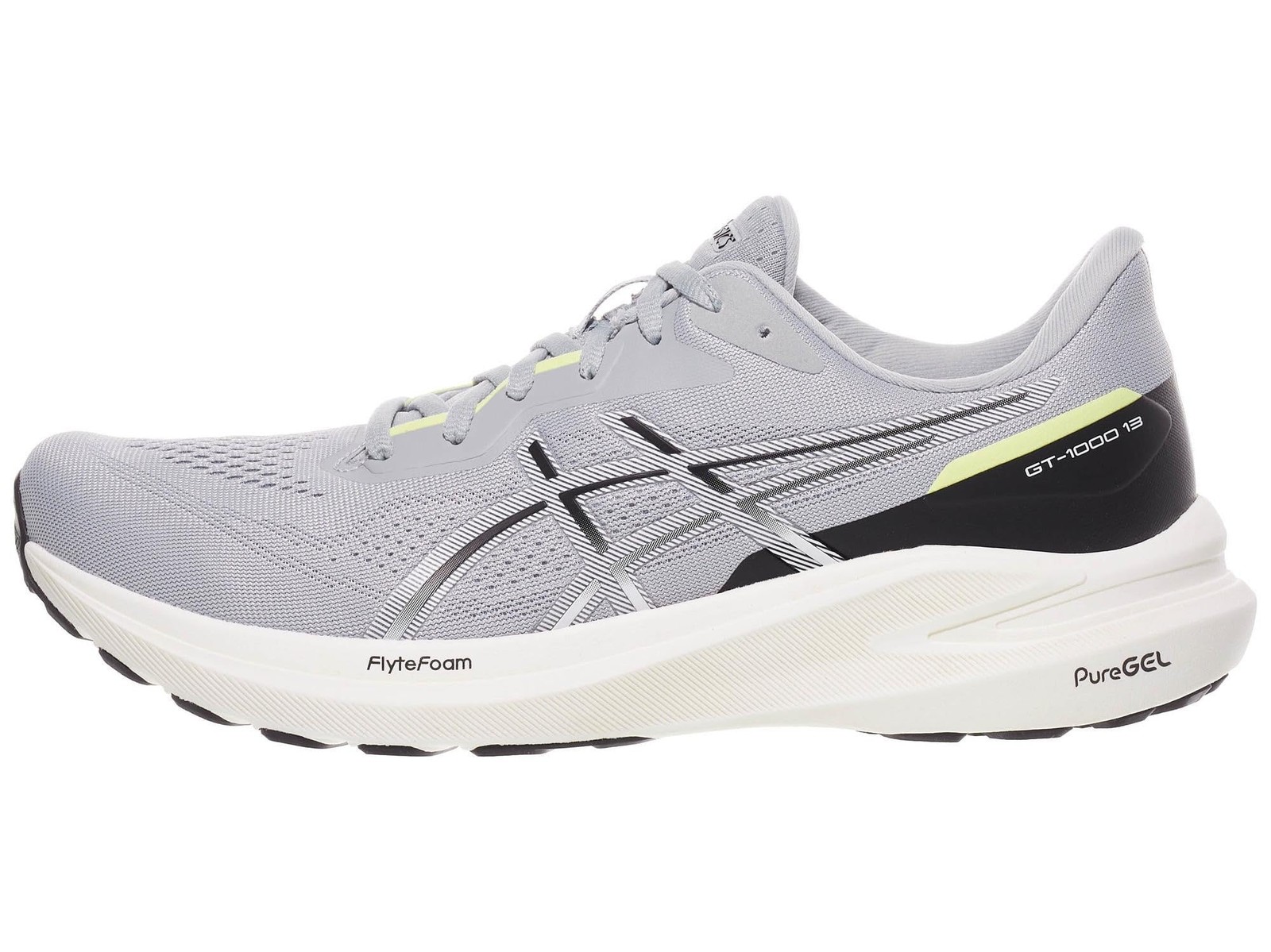 ASICS Mens’ GT-1000-13 Running Shoes – Piedmont Grey/Black