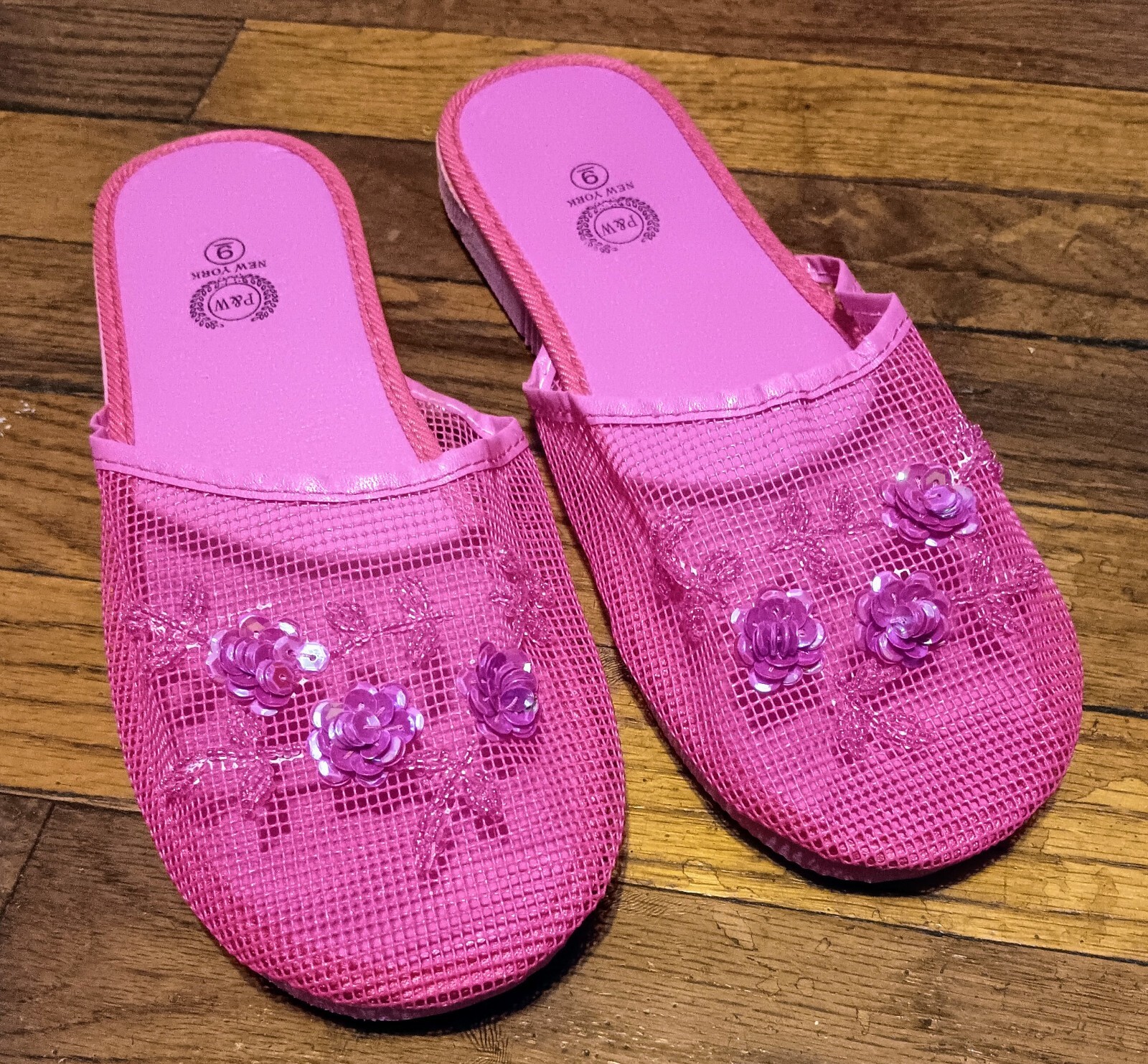 New Women’s Mesh Sequin Comfort Slippers in 13 Colors