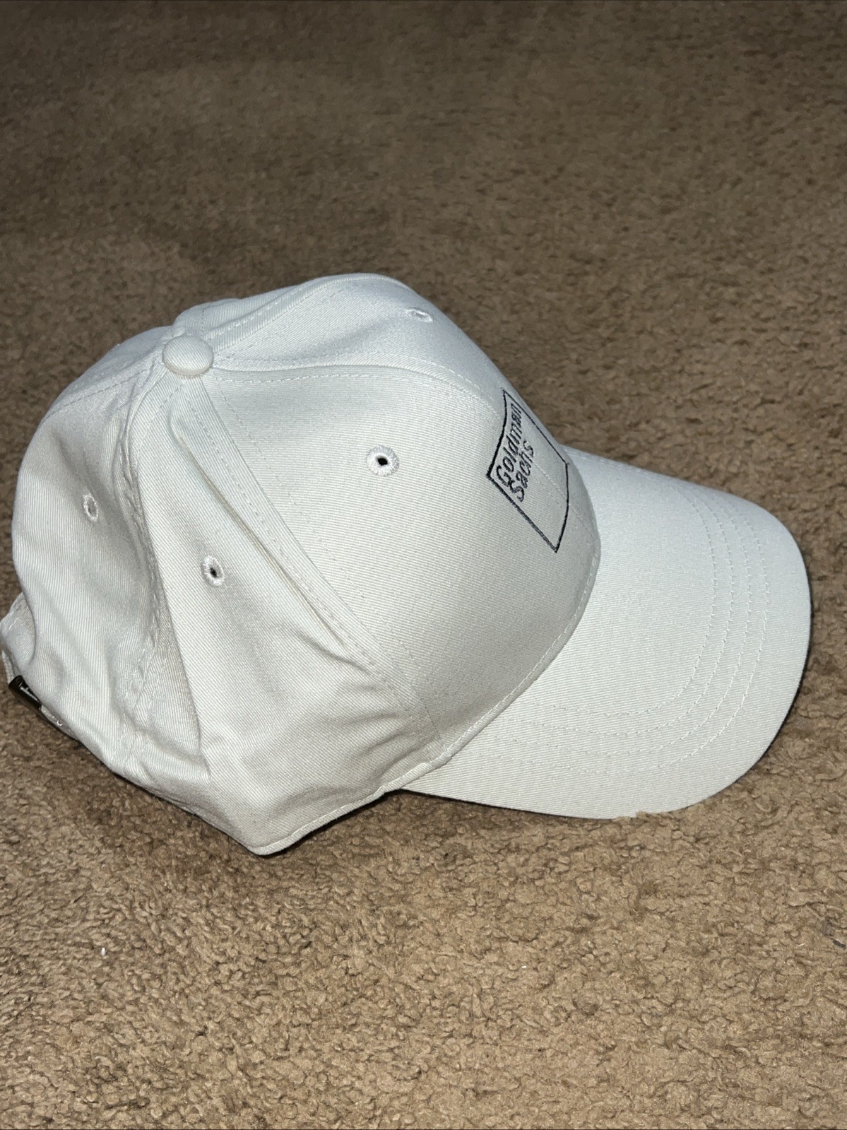 VINTAGE Goldman Sachs Baseball Hat Cap, NEW, Tan, Community Teamwork! Unused!