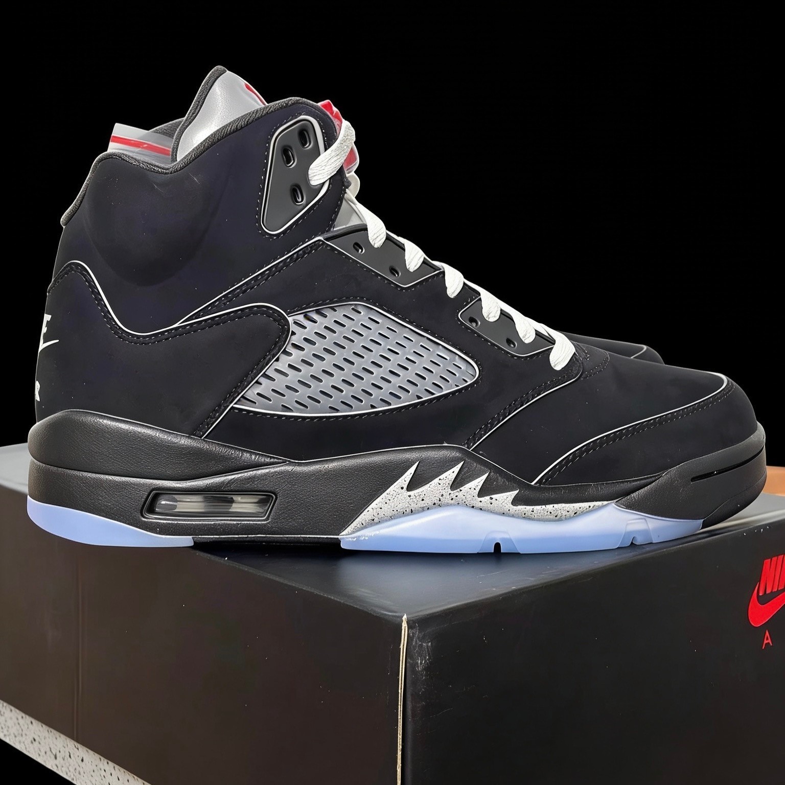 Jordan 5 “BLACK METALLIC REIMAGINED” High Top Baketball Shoes us 7-12