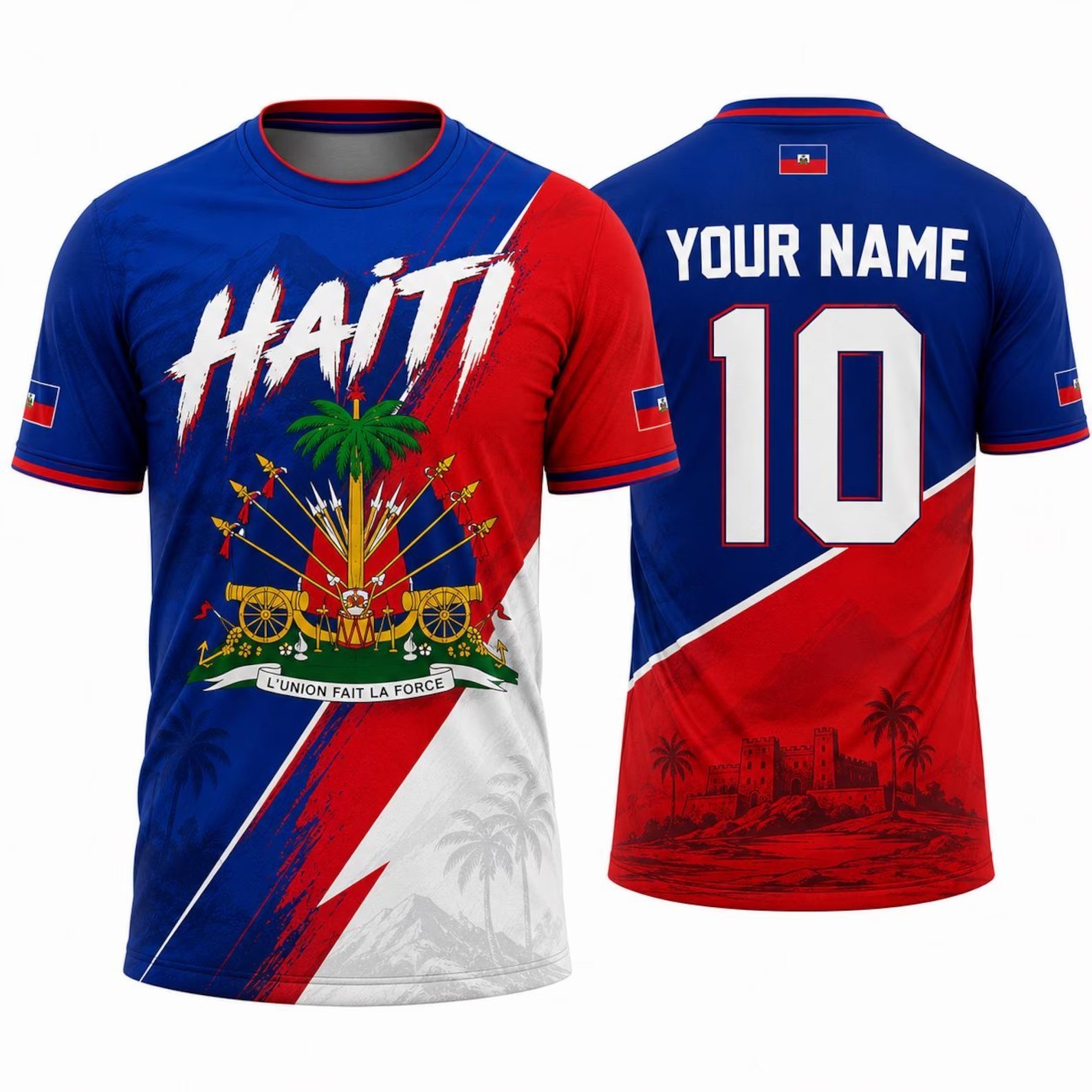 Personalized Haiti Soccer Jersey Custom Name Number, Haiti Football Jersey 2026