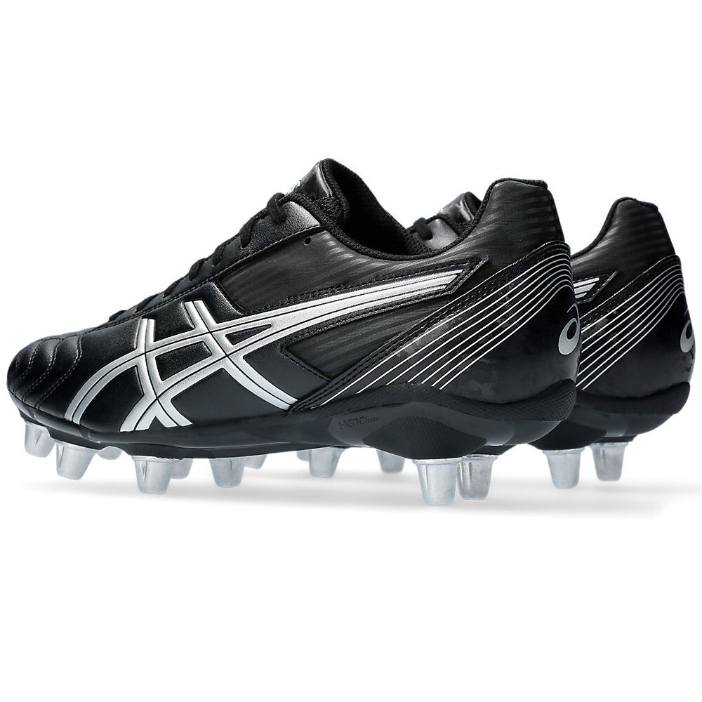 ASICS LETHAL TACKLE “WIDE” P507Y.003 Black Pure Silver Rugby Cleats US4-15