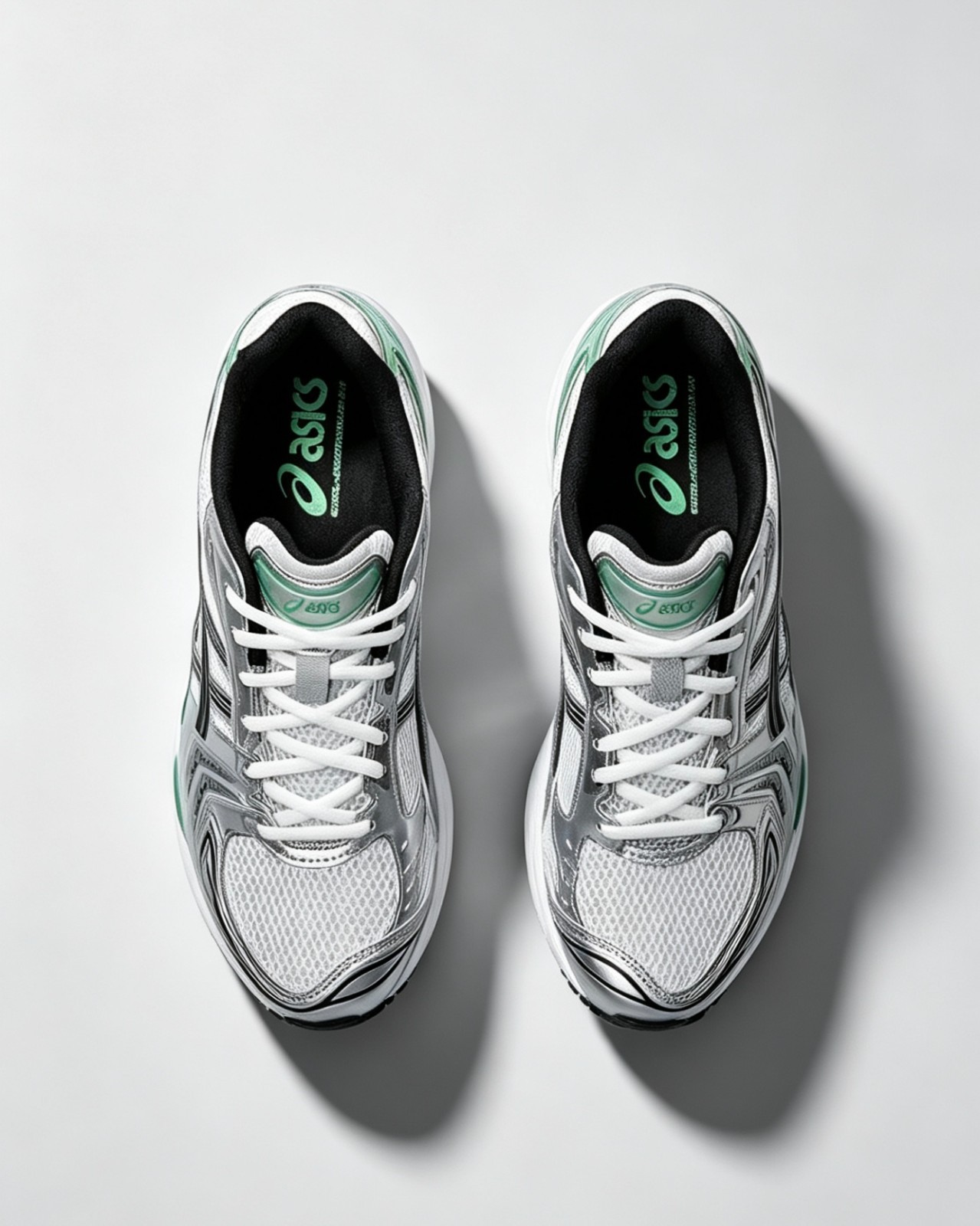 ASICS GEL-Kayano 14 1201A019-110 White Malachite Green Unisex Casual Sport Sneak