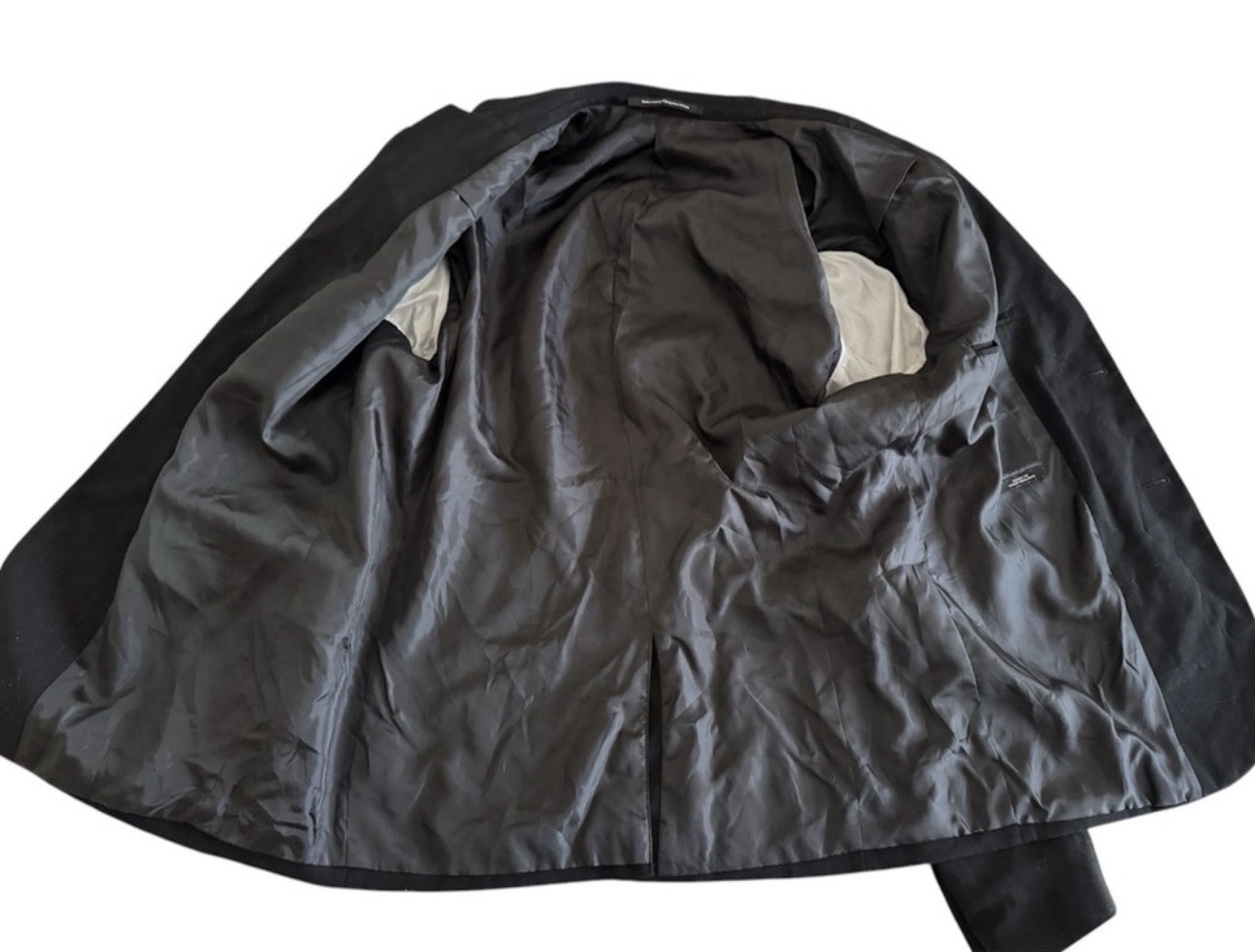 H&M | Men’s Skinny Fit Coupe Moulante Blazer Black Size 46R