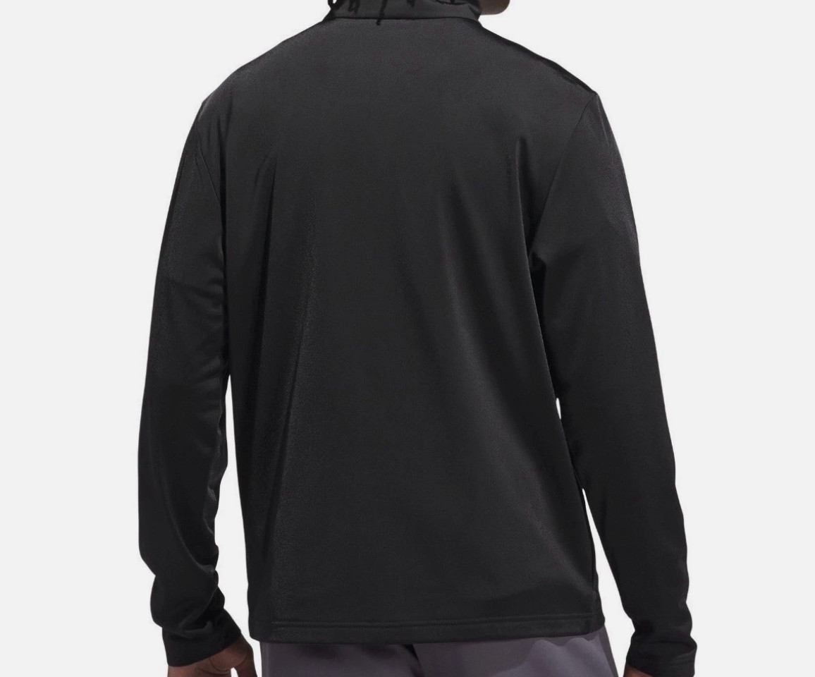 NWT Adidas Men’s Tricot Track Jacket Full Zip Athletic Black Size L