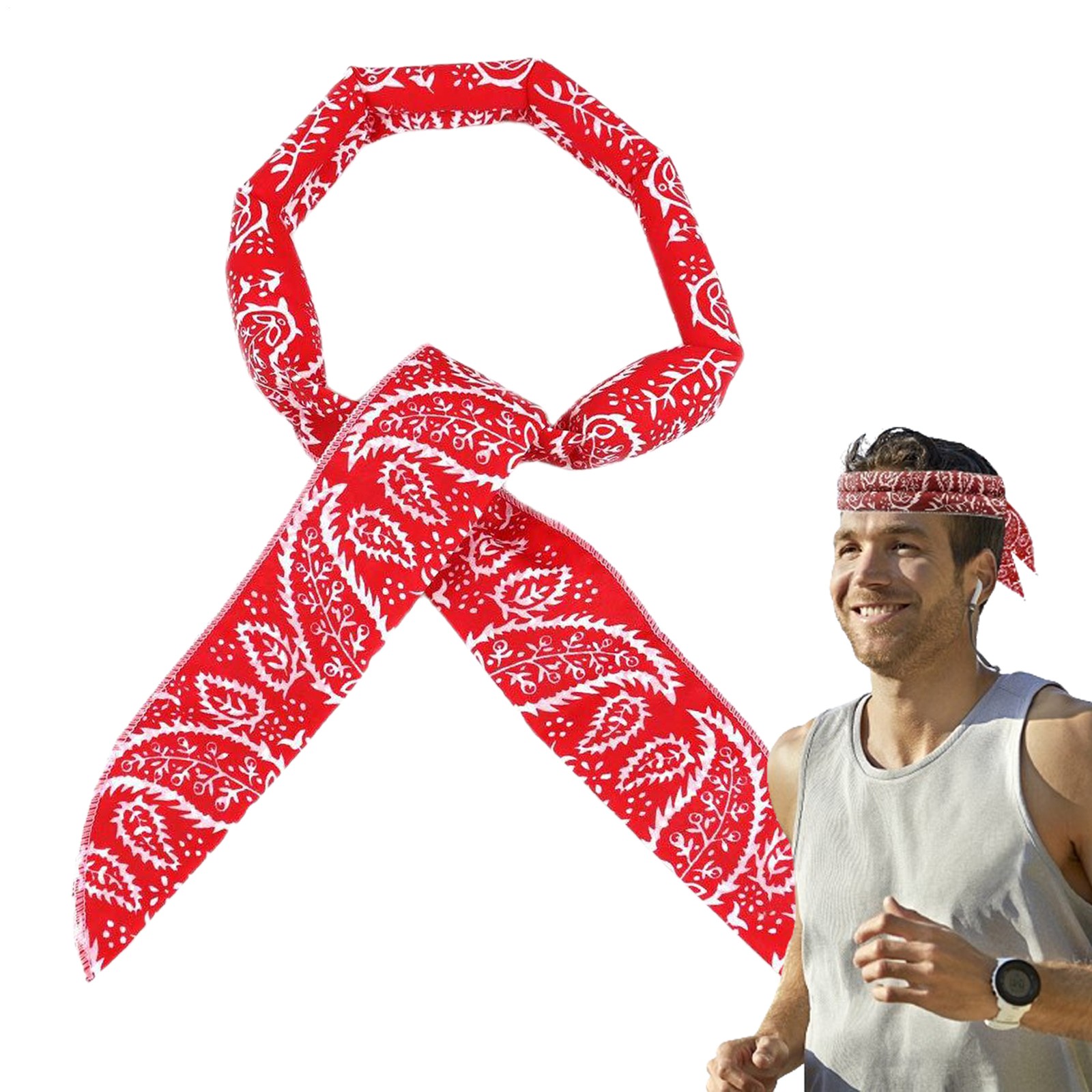 Neck Wrap Headband Cooling Bandana Scarf Cooling Bandana for Neck
