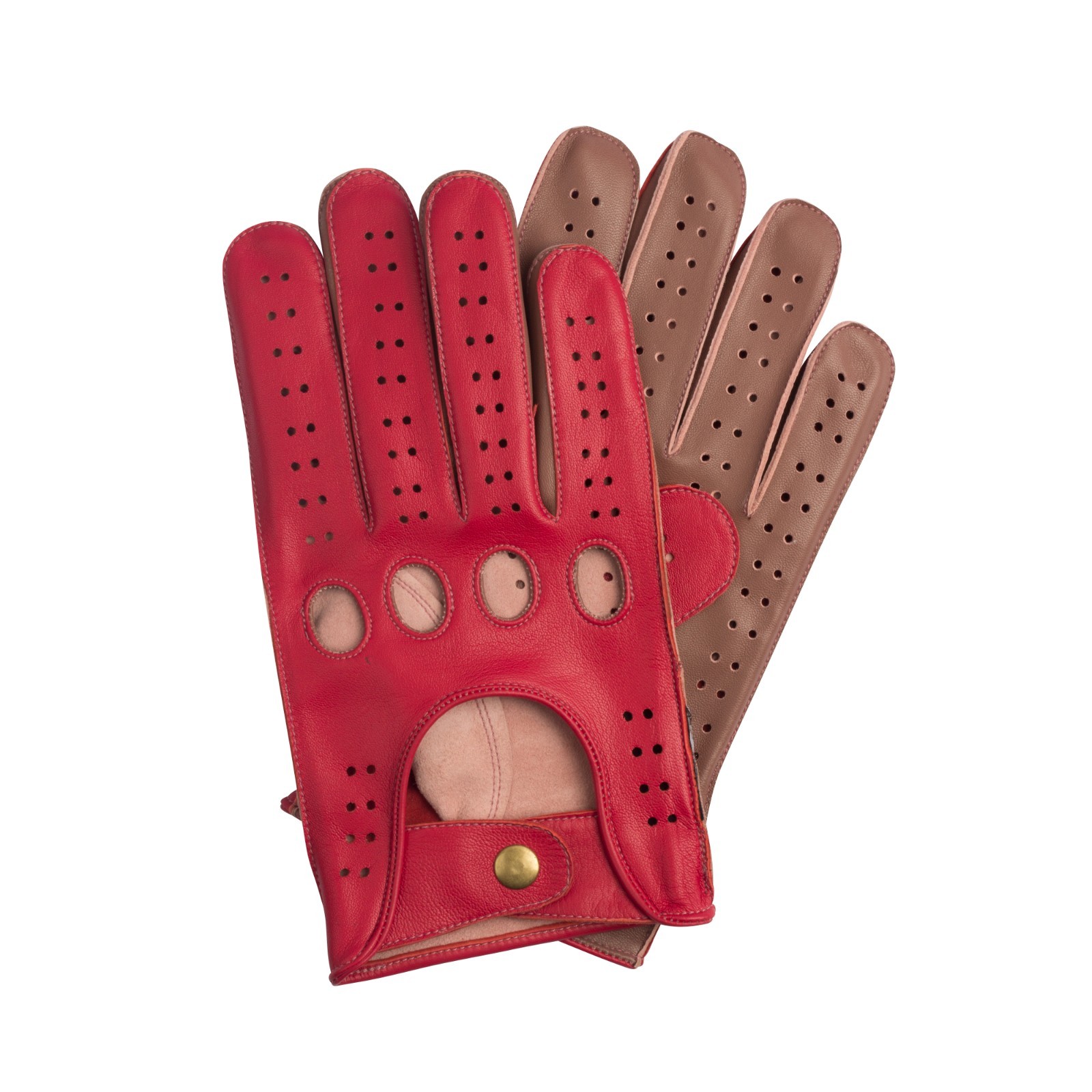 MEN’S 100% GENUINE LEATHER DRIVING GLOVES REVERSE STITCH CHAUFFEUR SWIFT WEARS