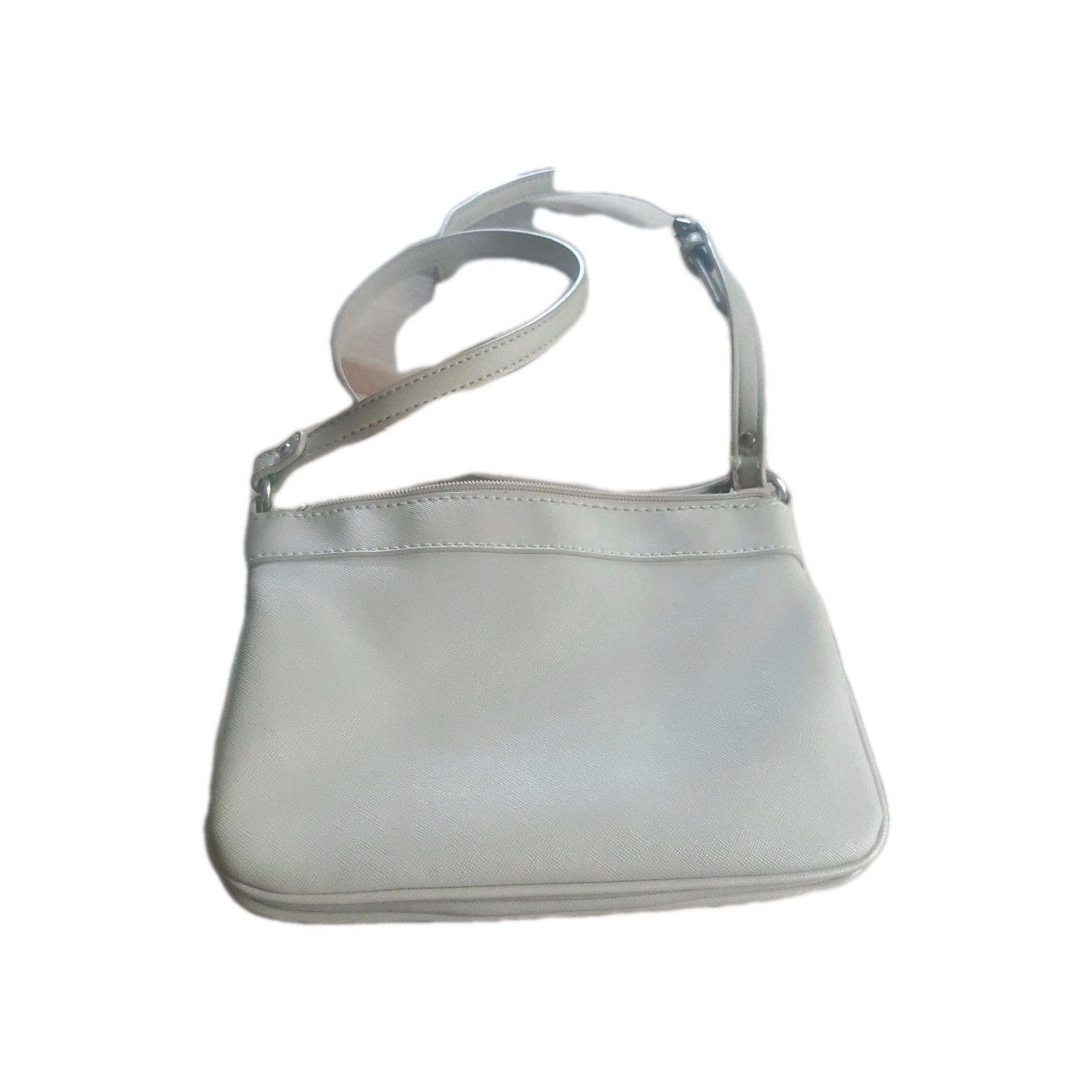 Nine West Small Crossbody Bag Neutral Taupe Faux Leather Shoulder Purse