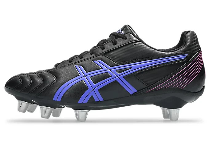 ASICS LETHAL TACKLE 1111A263 002 Black Cobalt Burst Rugby Cleats
