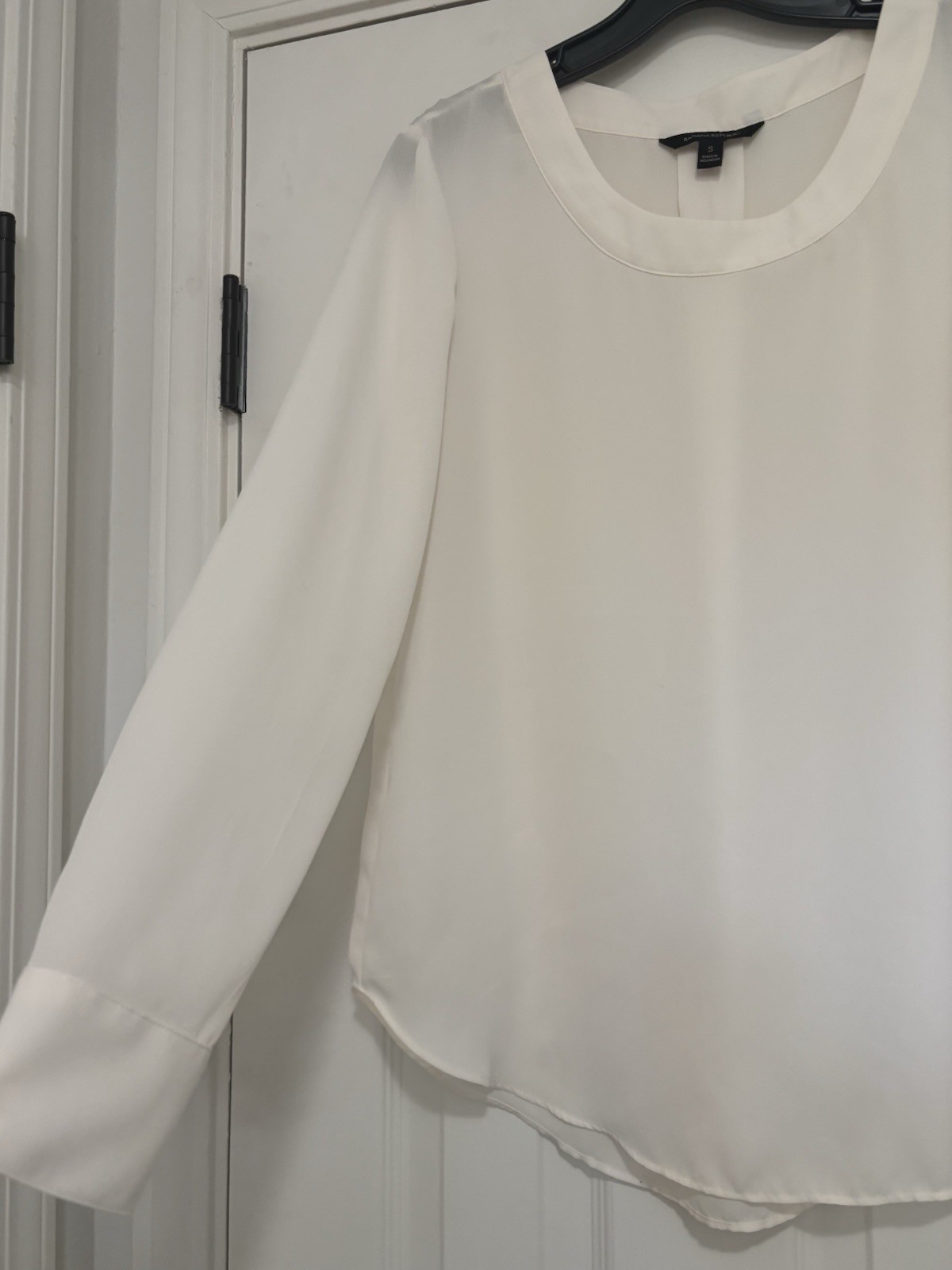 NWOT Banana Republic Old Money Pleat Back Quiet Luxury Scandi Minimal Size S