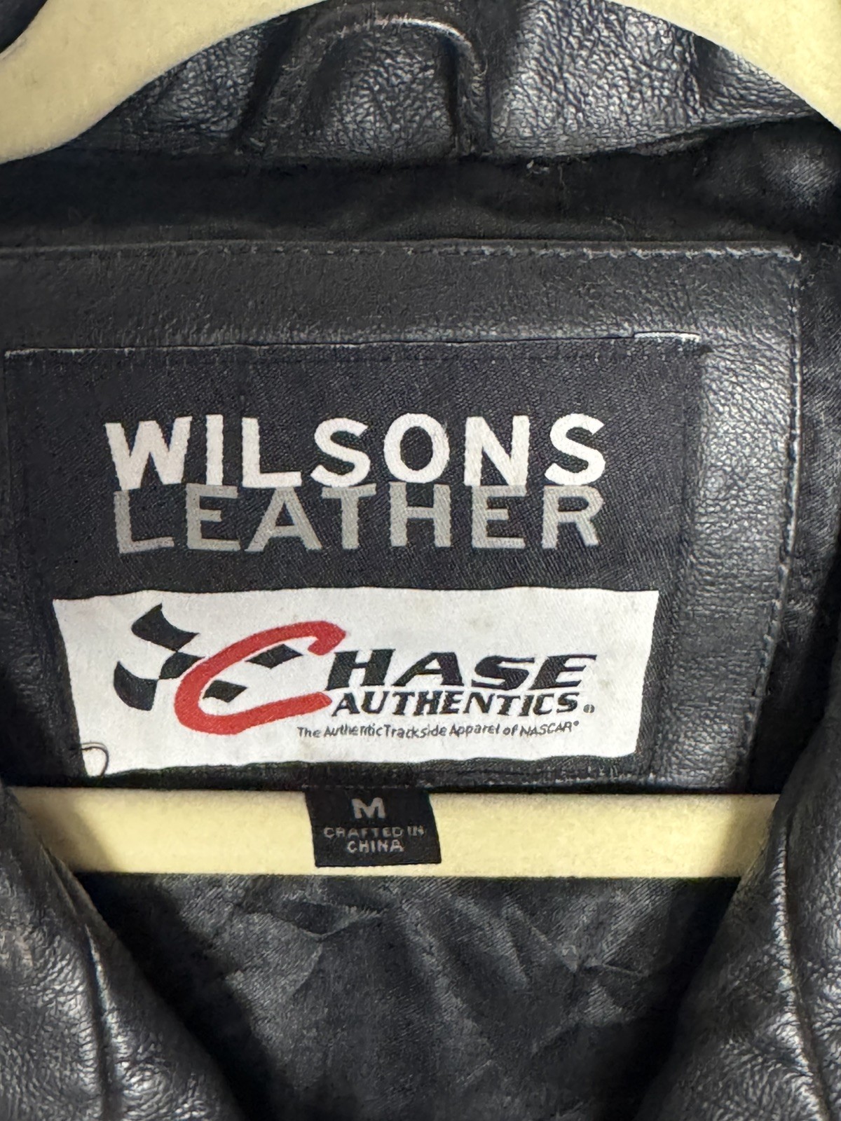 Dale Earnhardt Jr #8 Budweiser Wilsons Leather Chase NASCAR Y2K Racing Jacket M