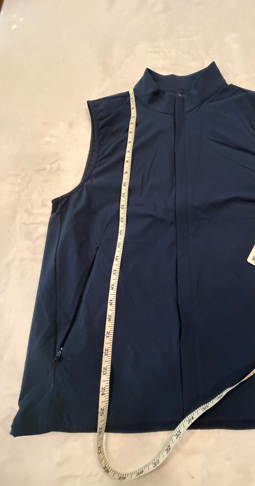 New W/tags! Lululemon Windproof Full Zip Golf Vest CLBL Blue Men’s Size M