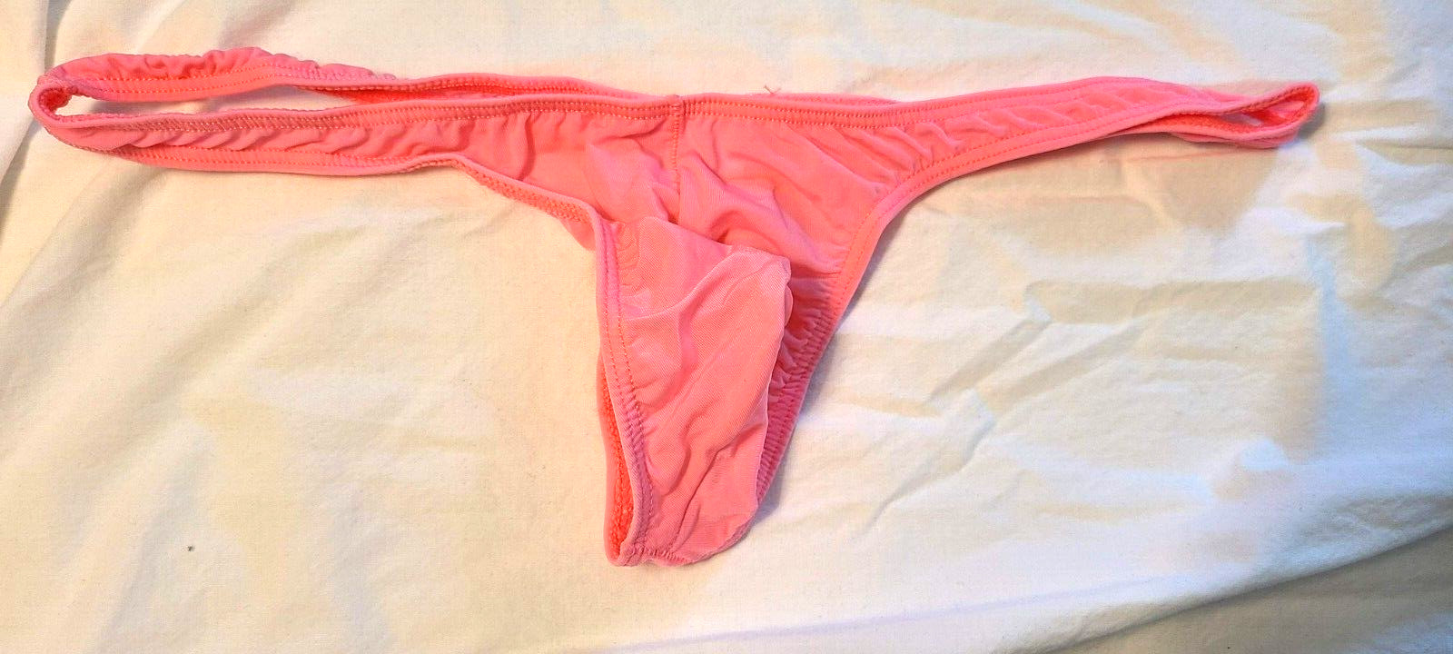 USA SELLER LOT OF (2) MENS SEXY LOW RISE SEE-THRU THONGS (WAIST 28-30)