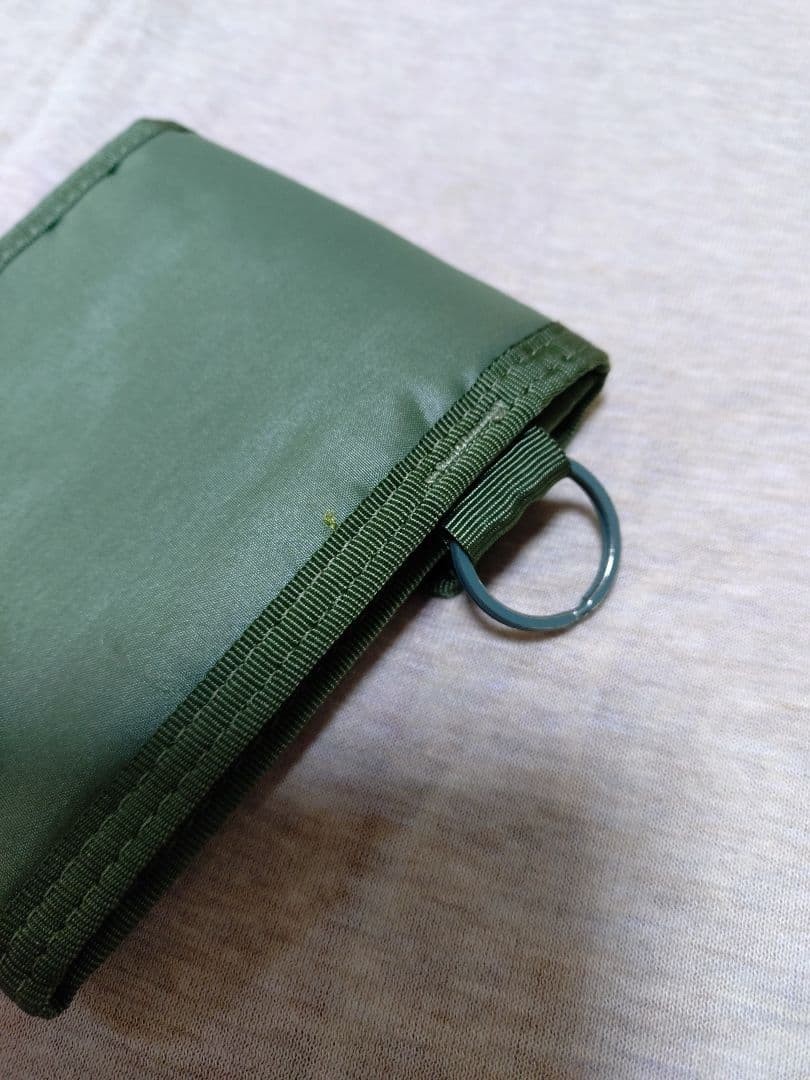 Porter Capsule Wallet Green Used 12cm x 10.5cm Compact Mens Wallet