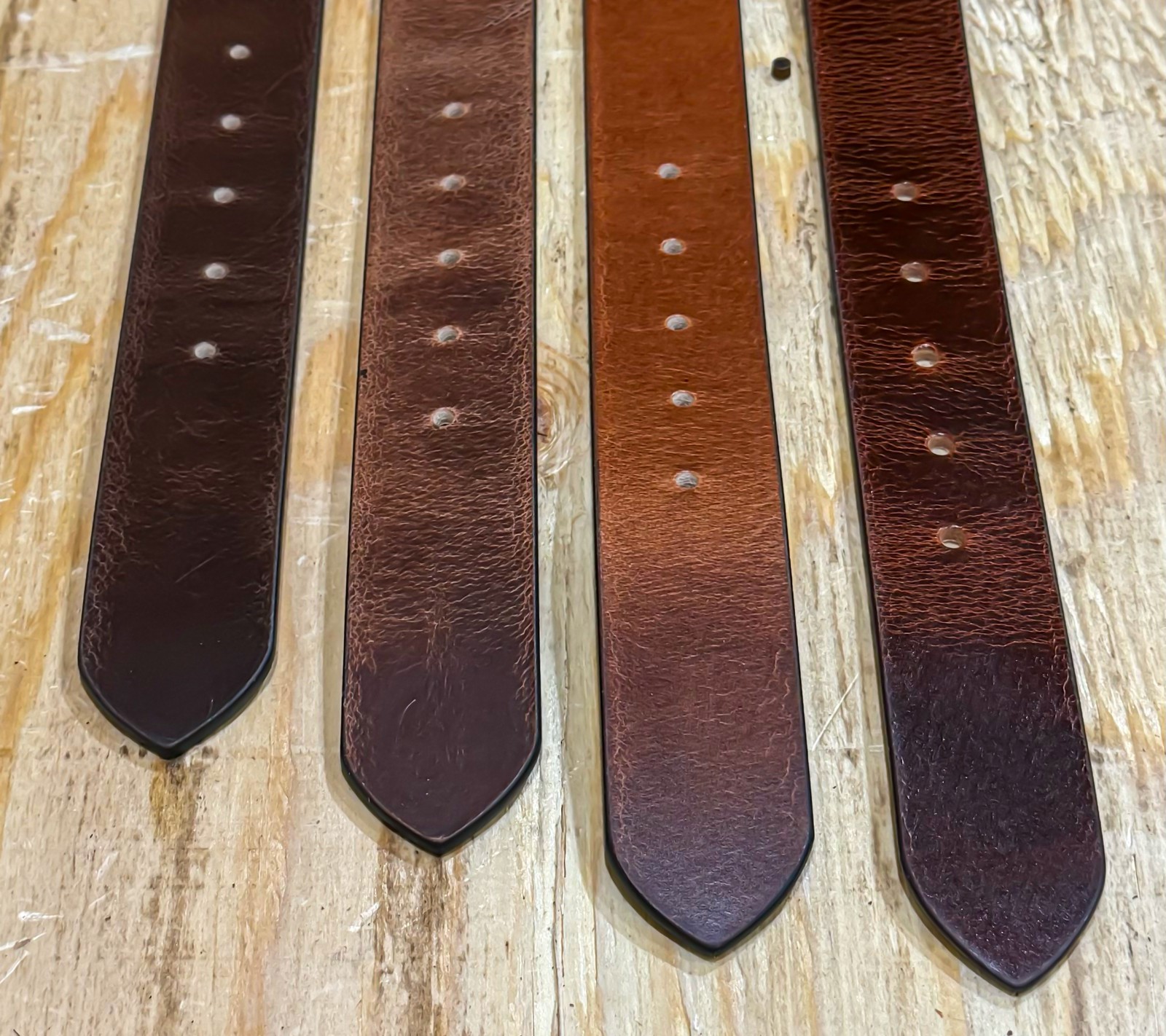 Men’s Full Grain Buffalo Leather Belt – Handmade USA, Casual Work, 1.5″ Wide