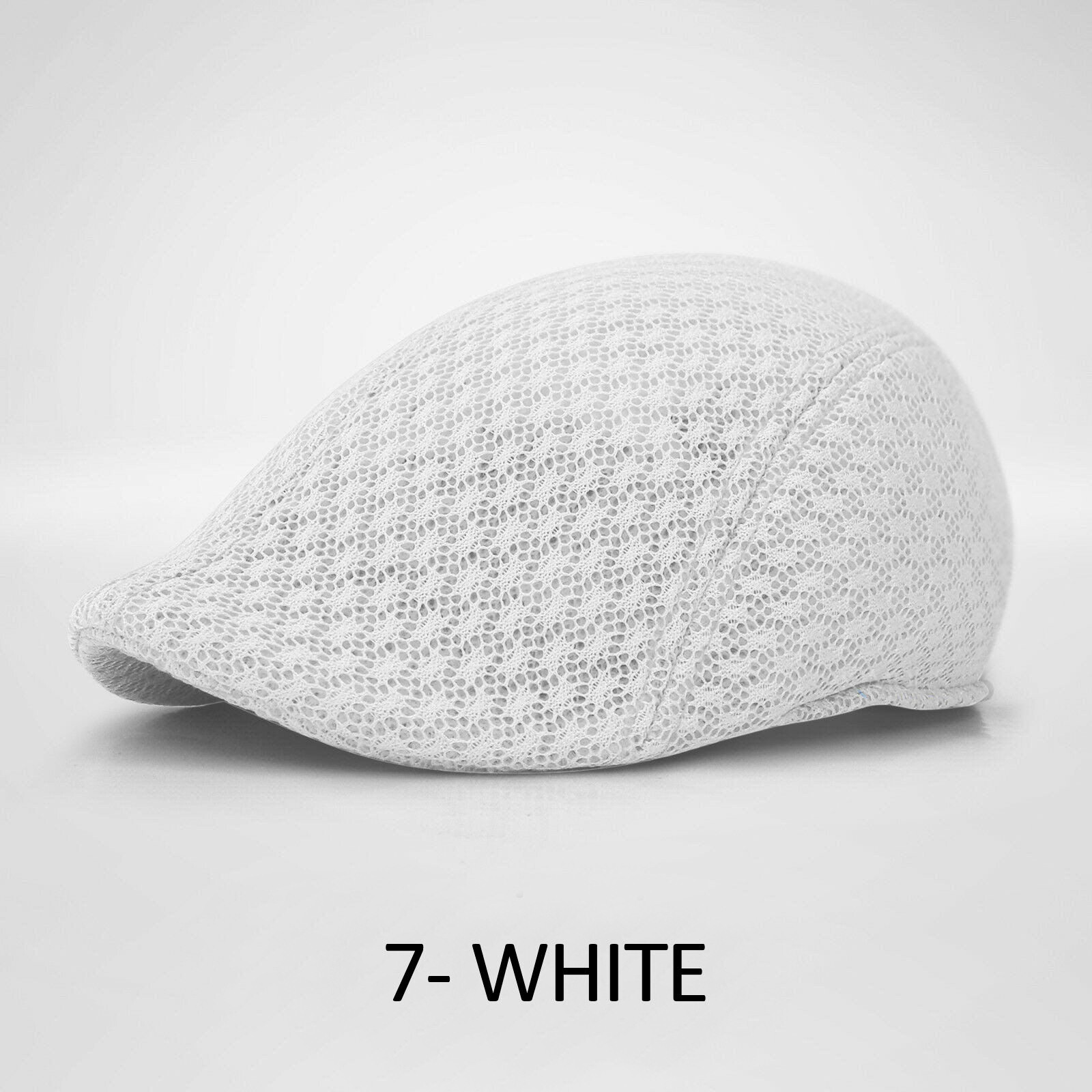 Duck Mesh Summer Gatsby Cap Mens Ivy Hat Golf Driving Sun Flat Cabbie Newsboy
