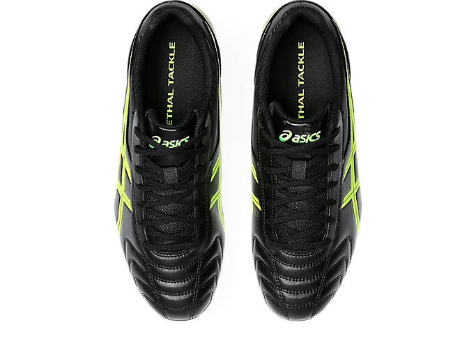 ASICS Rugby Shoes LETHAL TACKLE WIDE 1111A263.001 Black / Safety Yellow