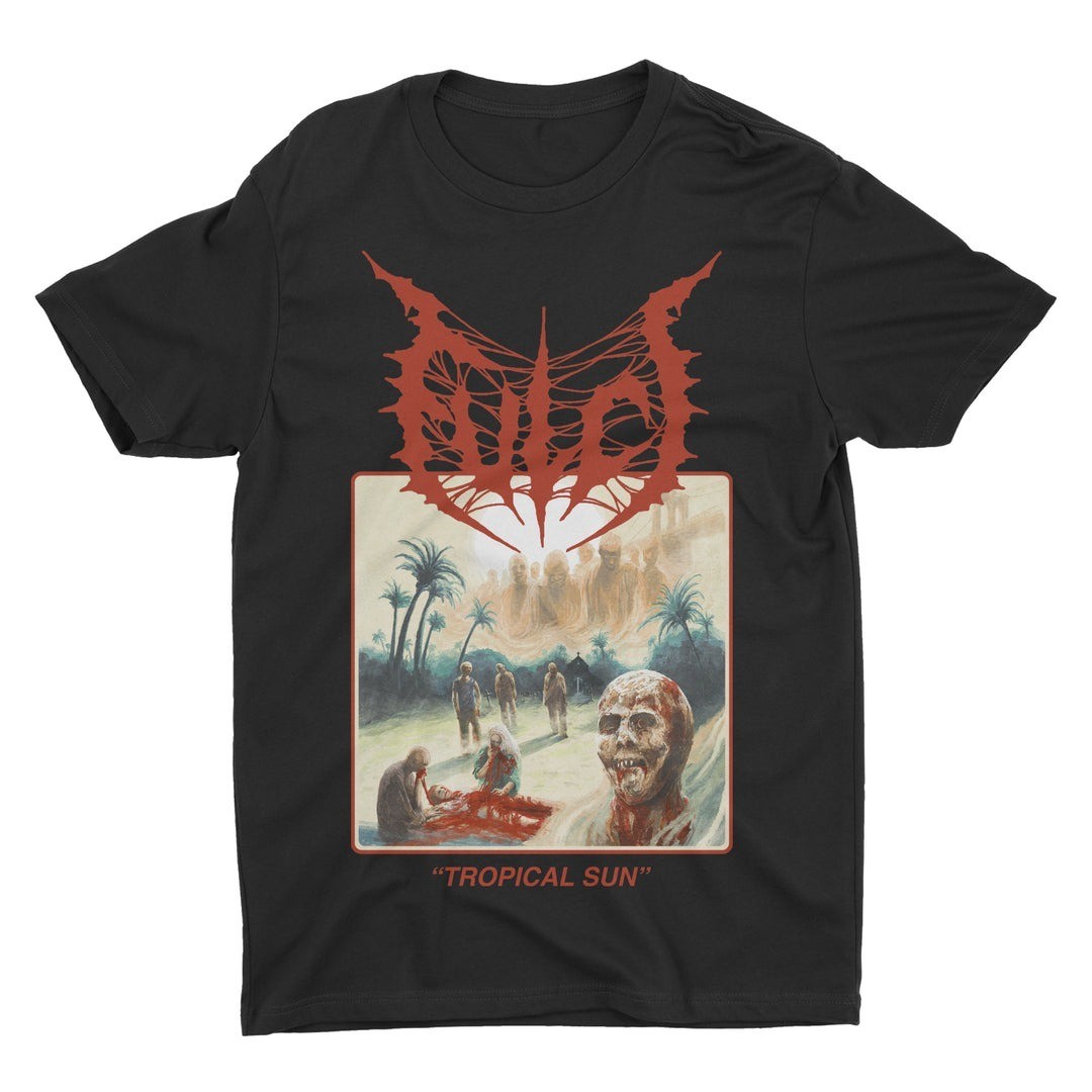 Rare! Fulci Band Tropical Sun Black Cotton S to 5XL Unisex Shirt SN1014