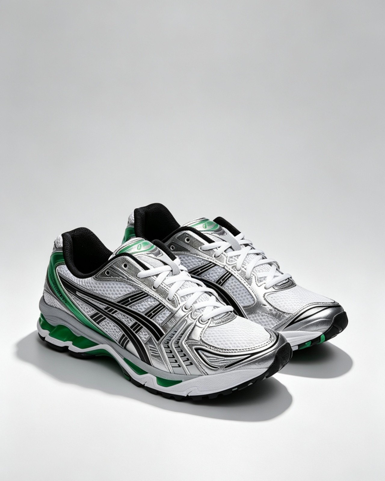 ASICS GEL-Kayano 14 1201A019-110 White Malachite Green Unisex Casual Sport Sneak