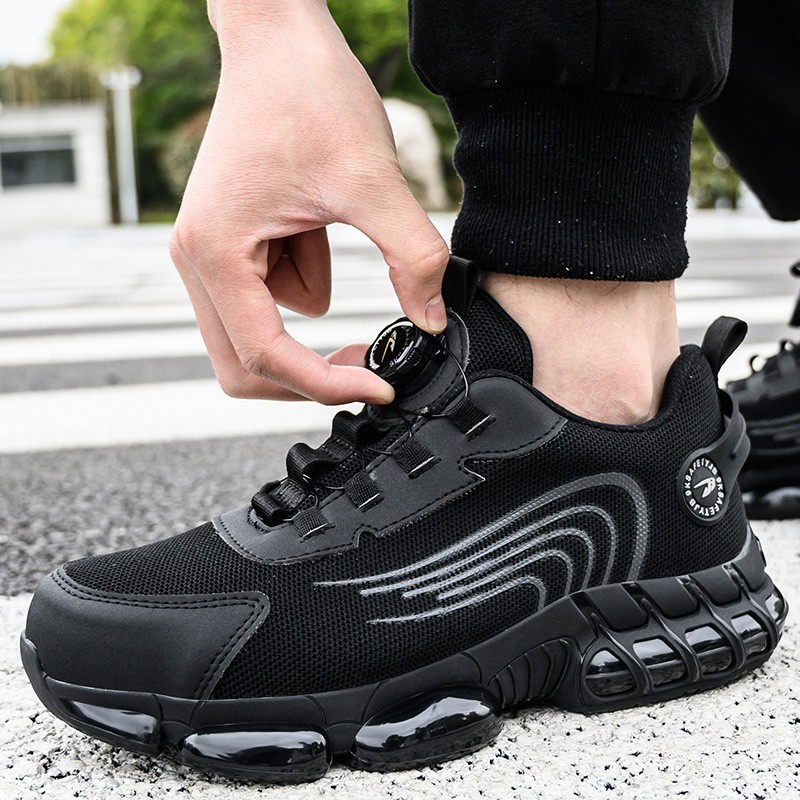 New Work Sneakers Steel Toe Shoes Men Safety Shoes Puncture-Proof Work Shoes
