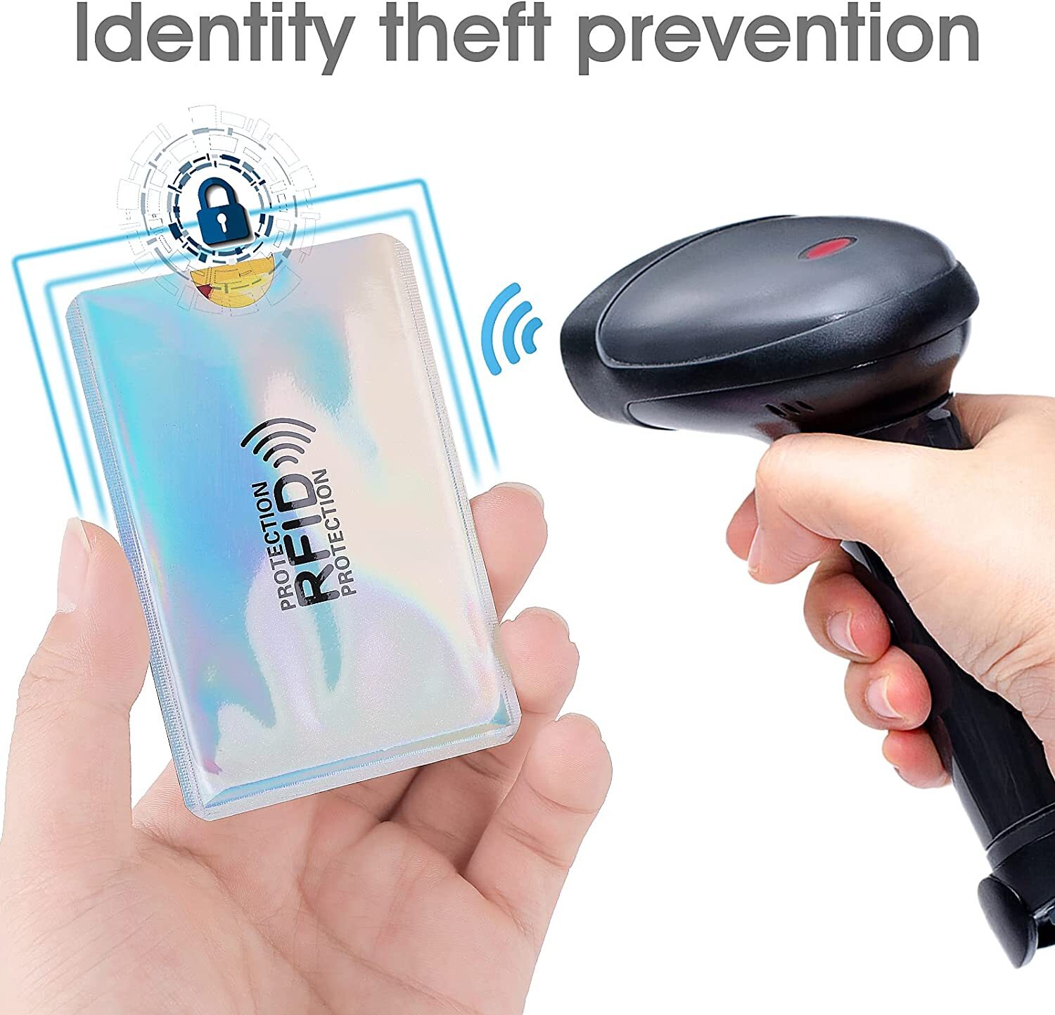 10RFID Blocking Sleeve Credit Card Protector Anti Theft Safety Shield Case Cover