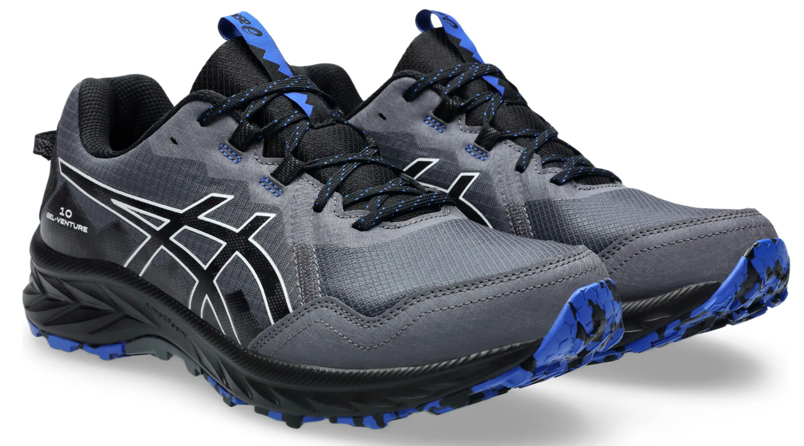 New ASICS Men’s Athletic Sneakers running shoes casual gray blue all sizes