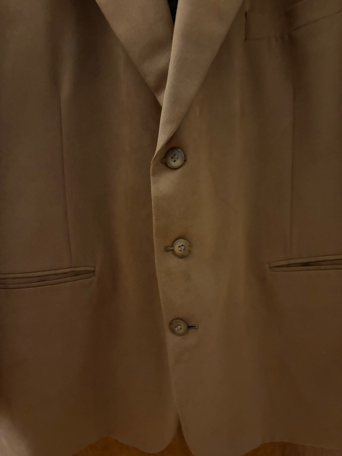 Today’s Vintage 1990’s Man Supra Suede Suit Jacket