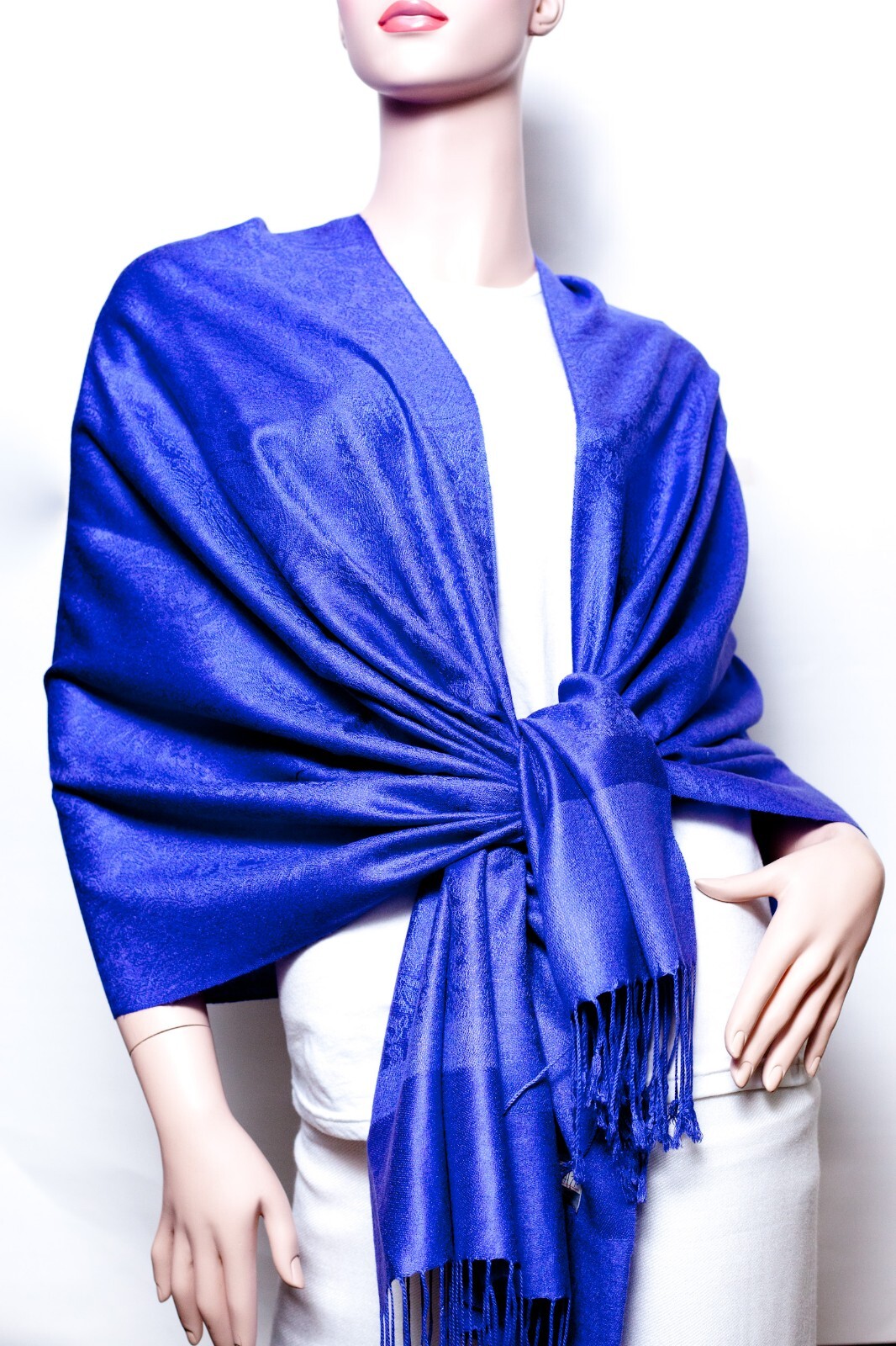Jacquard Paisley Pashmina Shawl / Wrap / scarves 52 colors us wholesaler