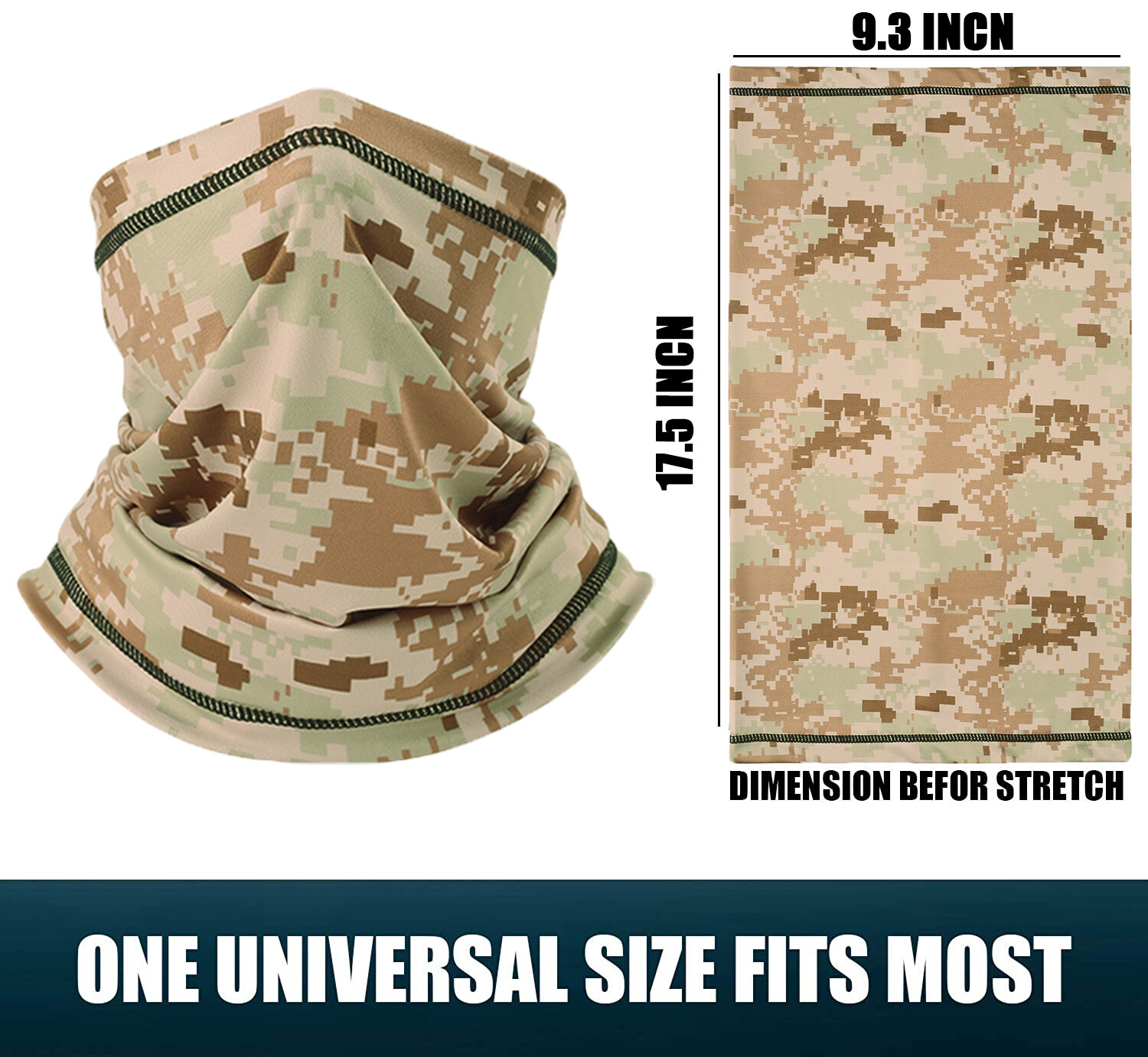 FACE MASK Bandana Neck Gaiter Headbands Scarf Reusable Breathable UV Sun Shield