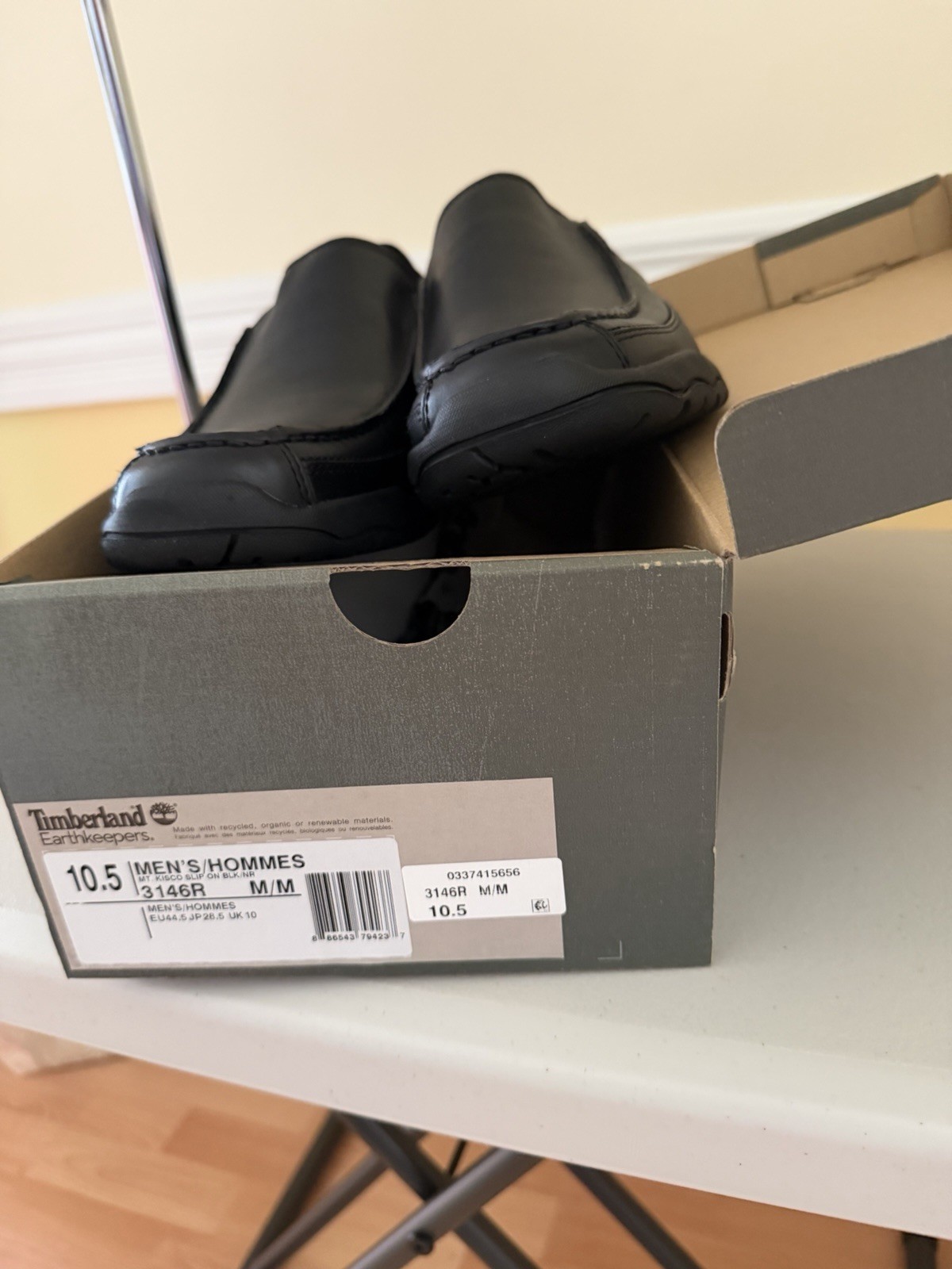 Timberland Earthkeepers Black Leather Slip-On Loafers Men’s 10.5 M