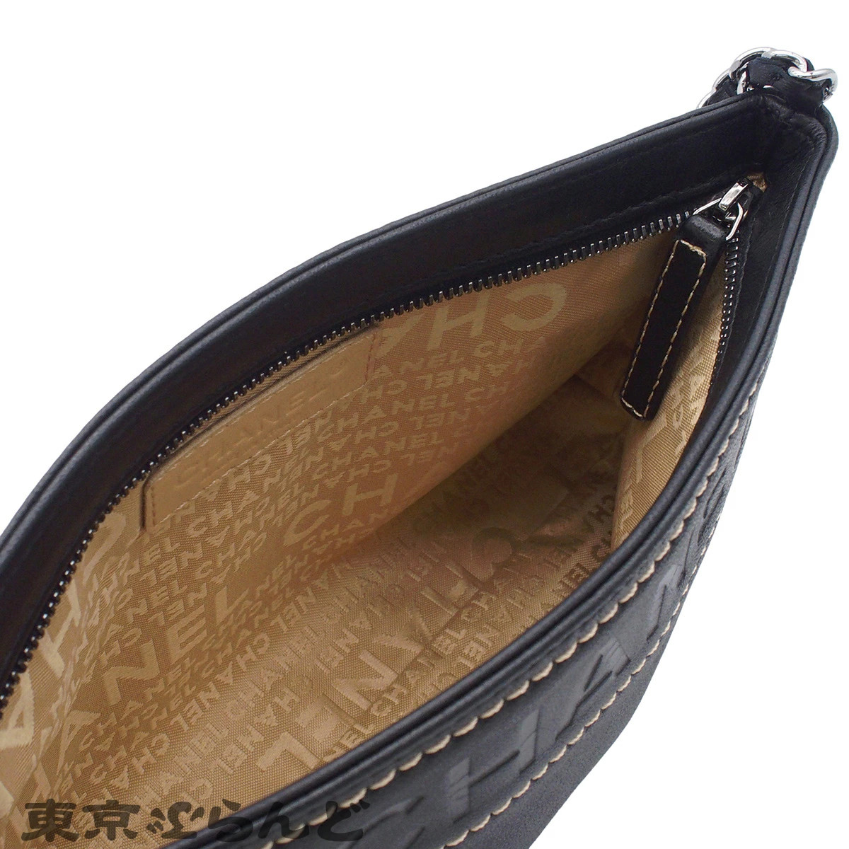Used Returns accepted CHANEL Chain One Shoulder Bag Women s Lambskin CHANEL Logo