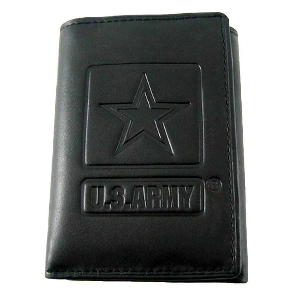 U.S. Armed Forces RFID Men’s Genuine Leather Wallets Army Navy Marines Air force