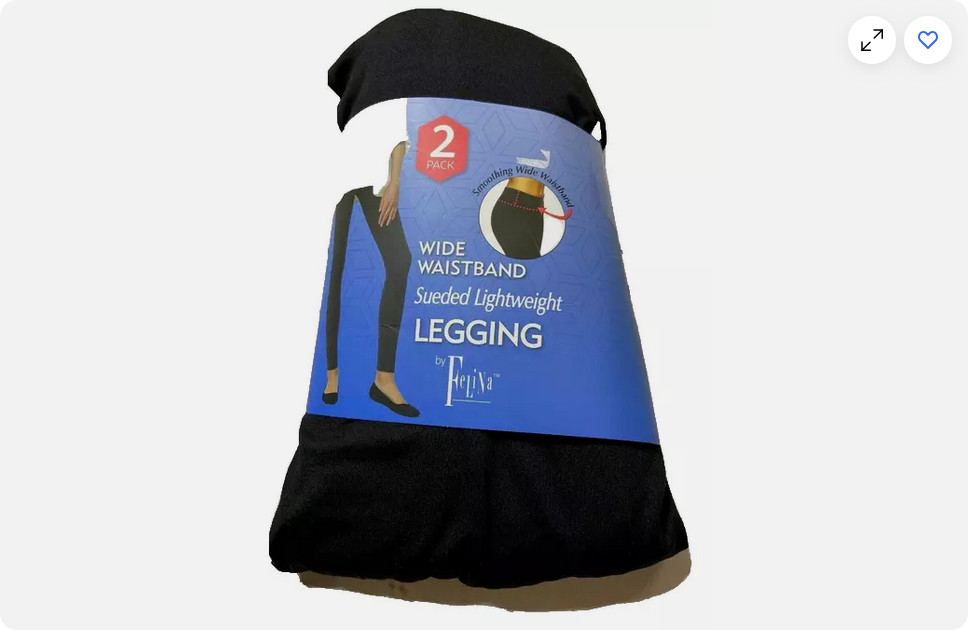 Felina Athletic Leggings 2-Pack Ultra-Soft & Durable Sueded (BLACK,MEDIUM) NWOT