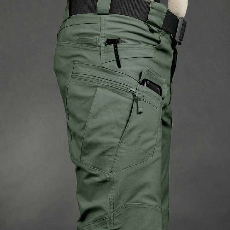 Tactical Mens Pants Work Cargo Combat Hiking Outdoor Waterproof Trousers Pants