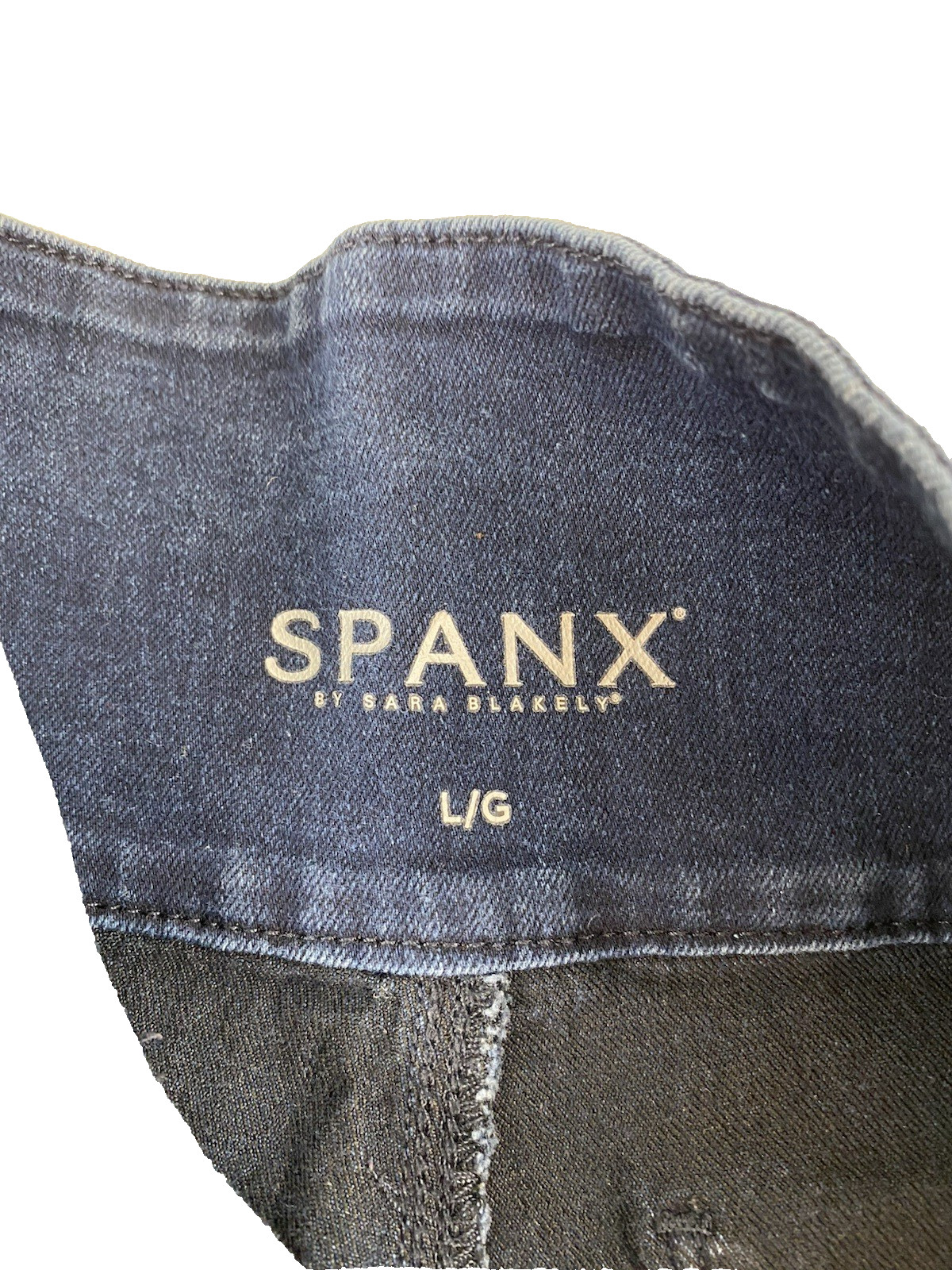 Spanx Alexia Women’s Stretch Skinny Jeans Wide Waistband High-Rise Size L