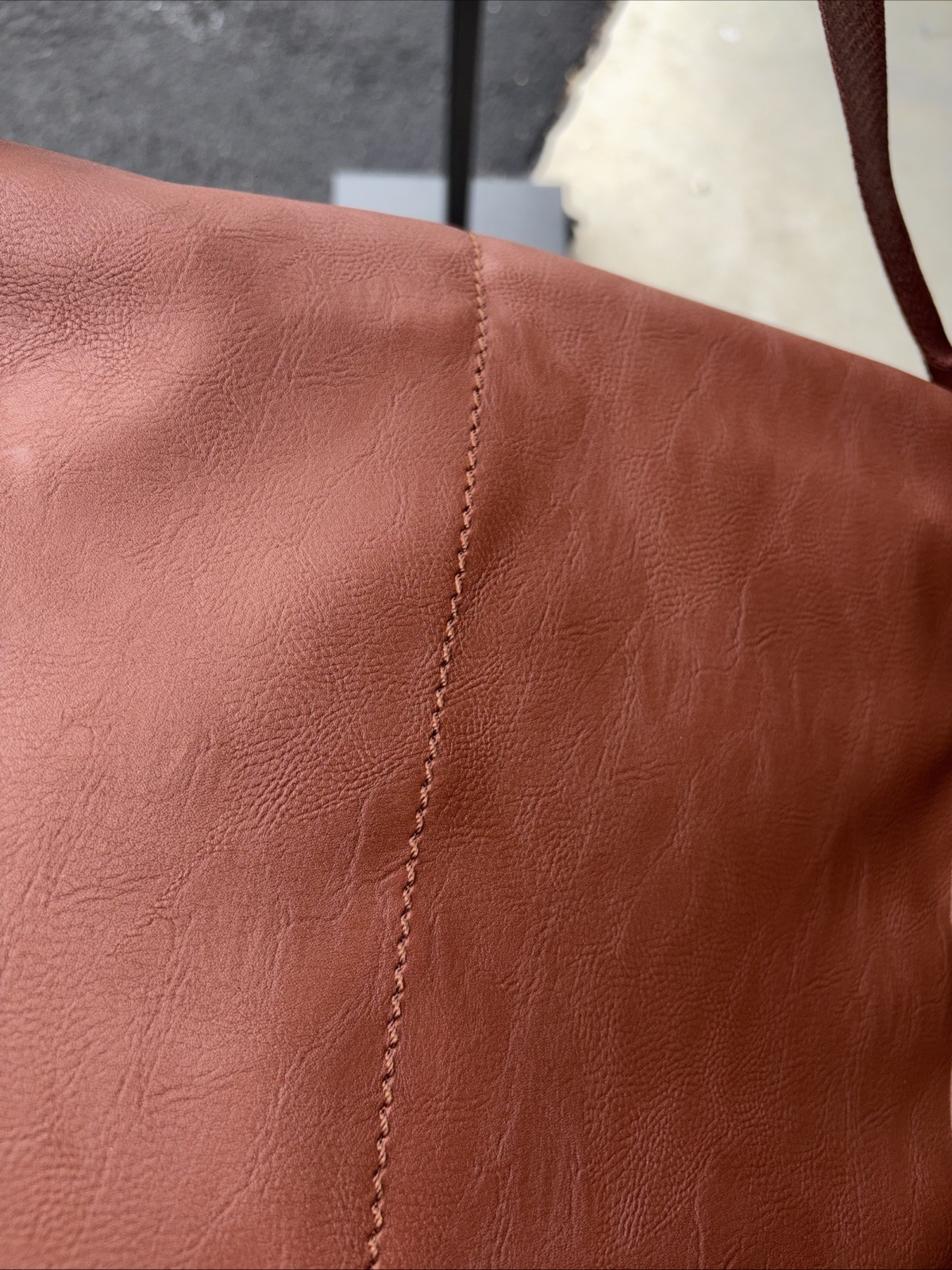 ALDO Messenger Bag Camel Brown Faux Leather