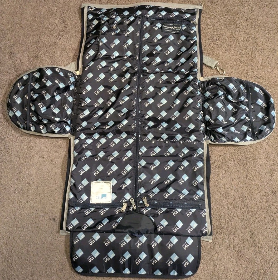 Scarborough & Tweed Goldman Sachs 150 Year Canvas Duffel Garment Bag w/ Dust Bag