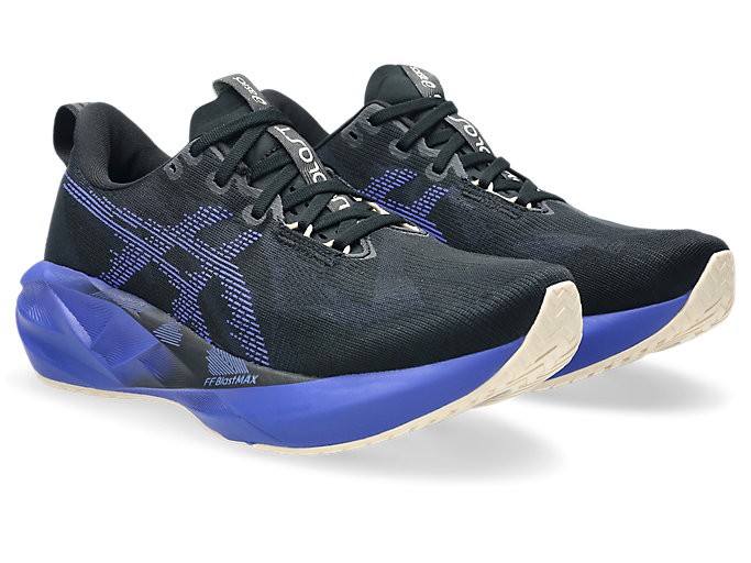ASICS Running Shoes NOVABLAST 5 1011B974.004 Black / Cobalt Burst